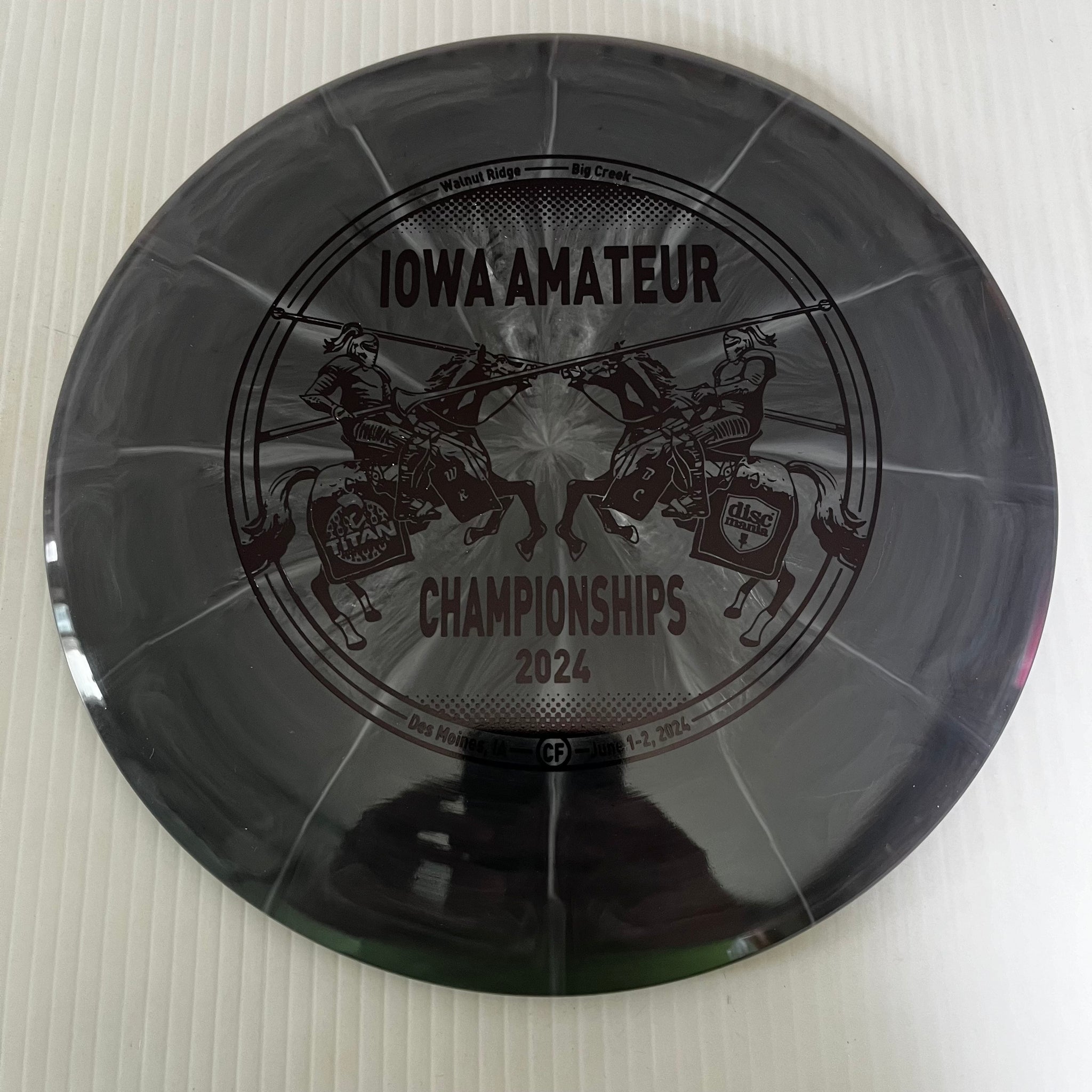 Discmania 2024 Iowa Amateur Championships Lux Vapor Paradigm 12/6/-1.5/2