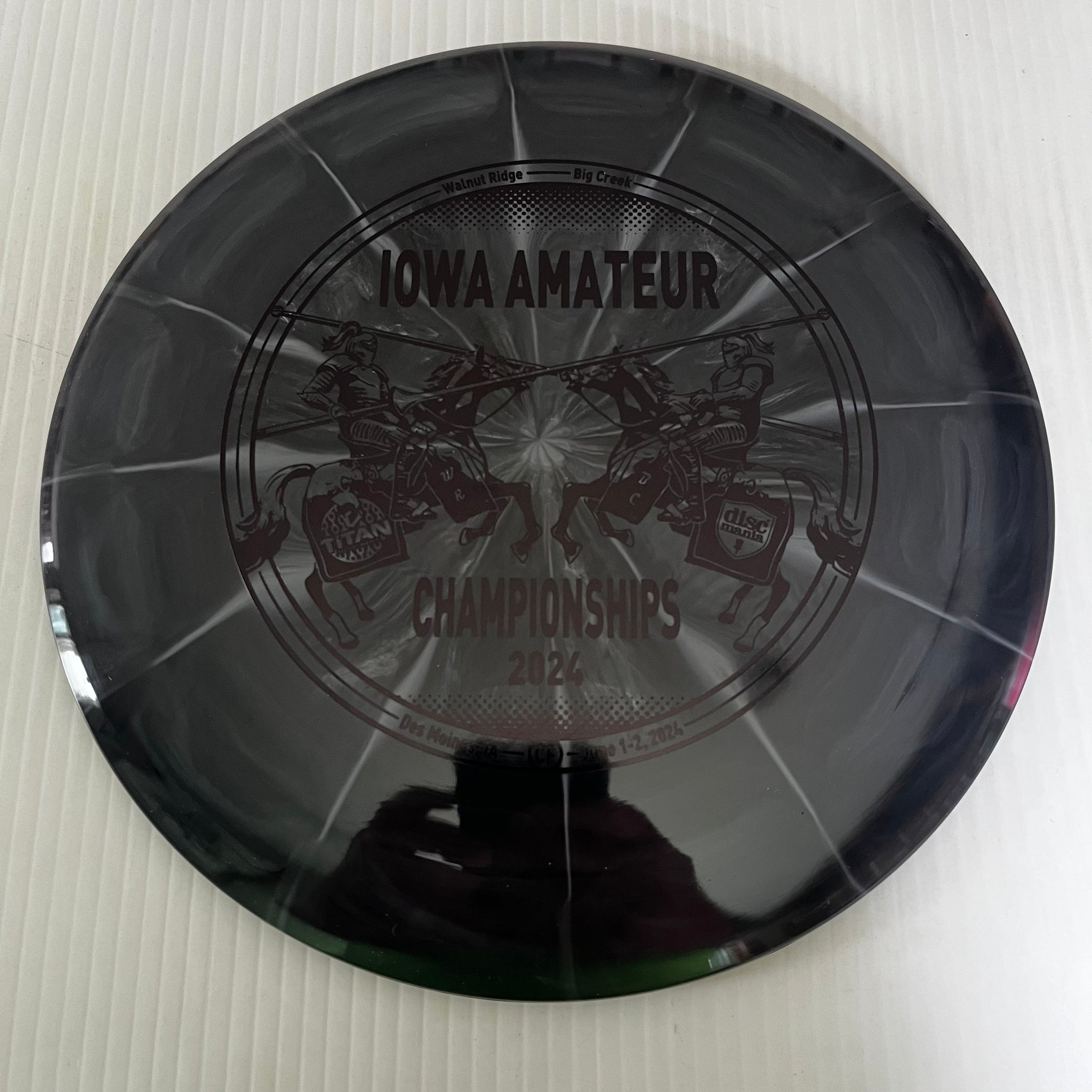 Discmania 2024 Iowa Amateur Championships Lux Vapor Paradigm 12/6/-1.5/2