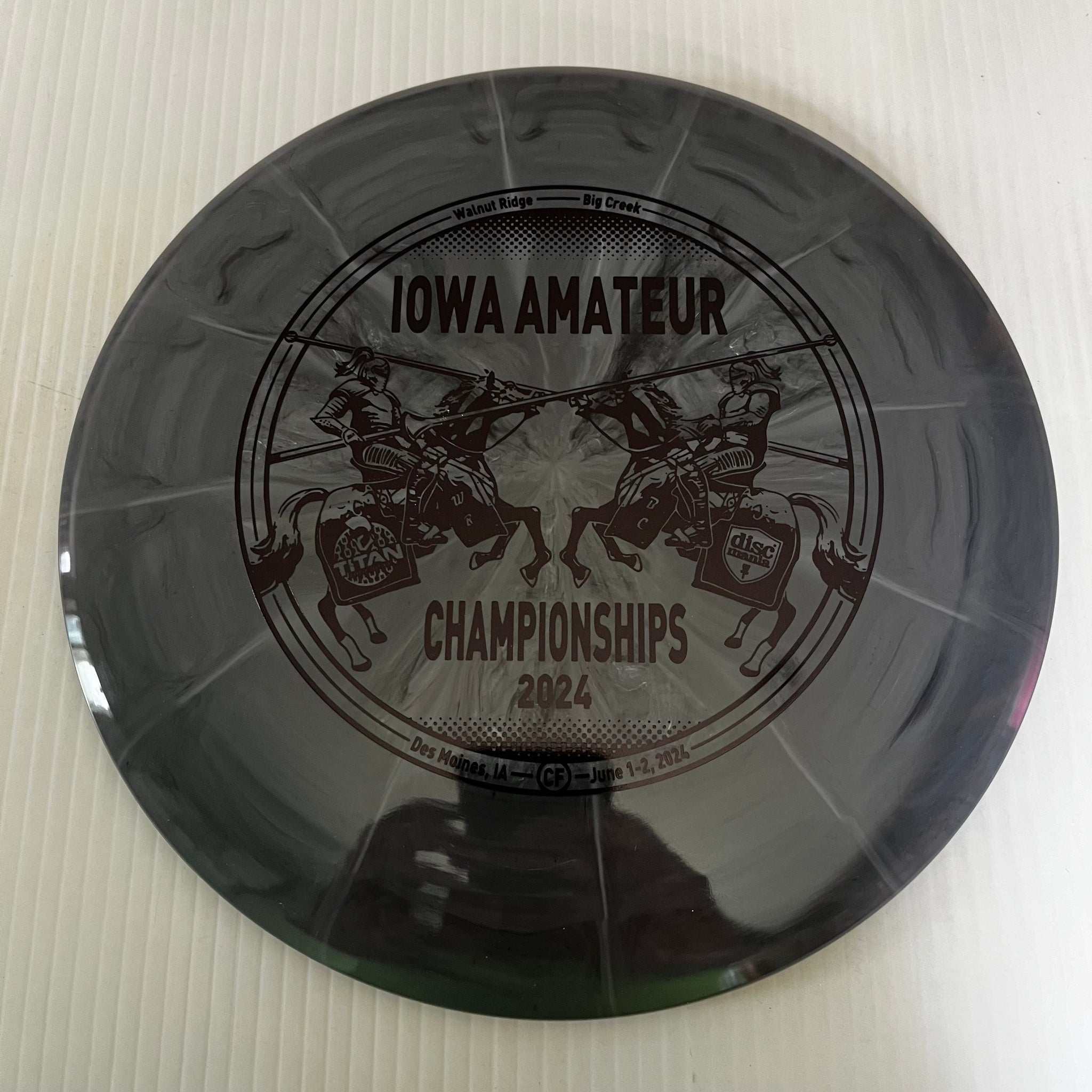 Discmania 2024 Iowa Amateur Championships Lux Vapor Paradigm 12/6/-1.5/2