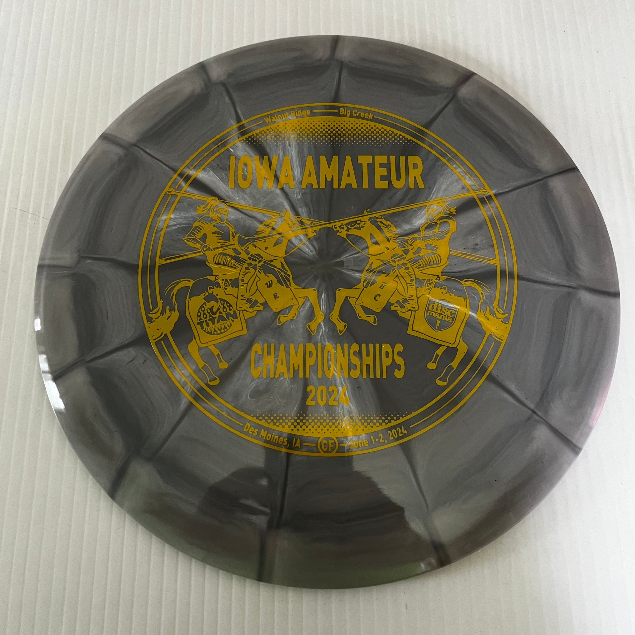 Discmania 2024 Iowa Amateur Championships Lux Vapor Paradigm 12/6/-1.5/2