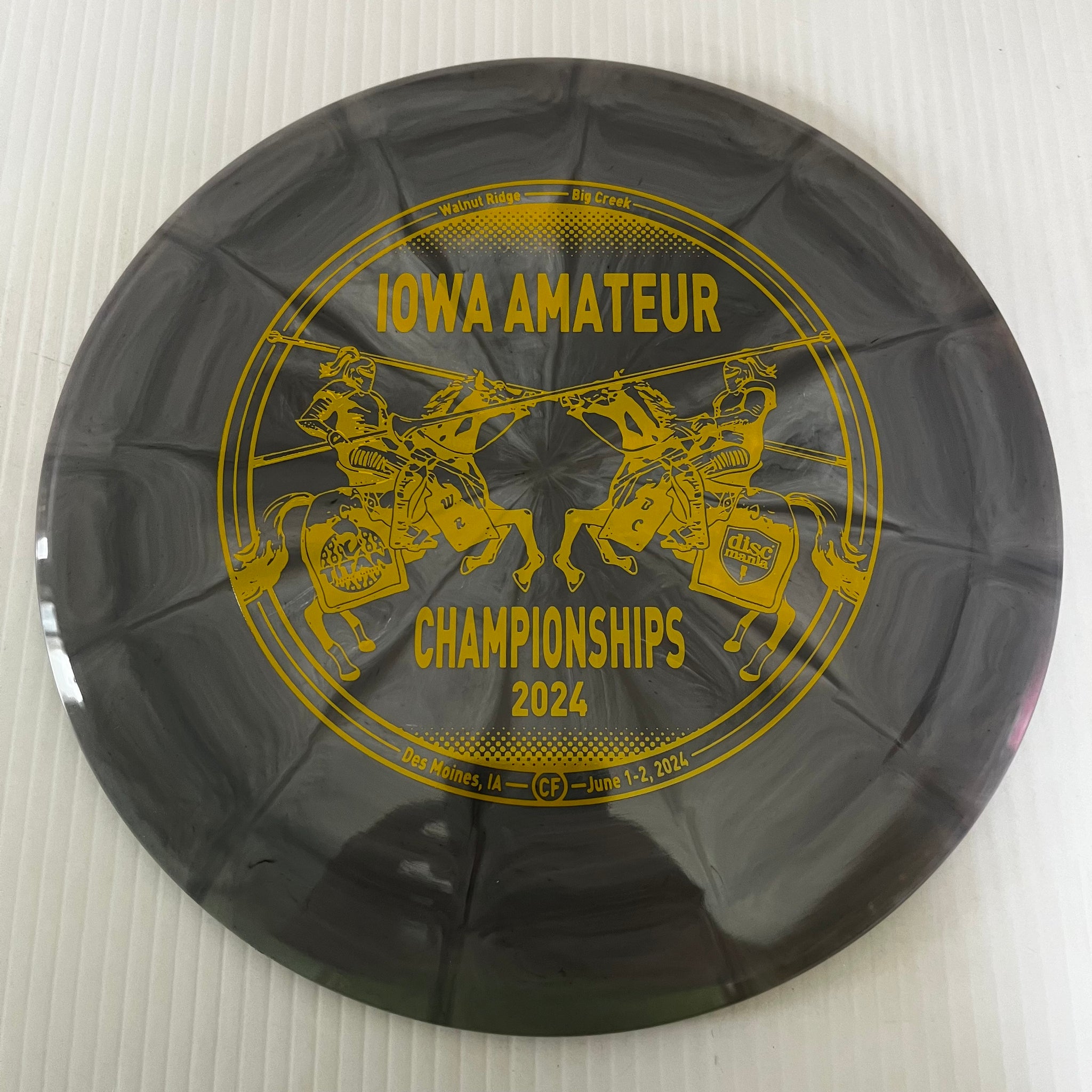 Discmania 2024 Iowa Amateur Championships Lux Vapor Paradigm 12/6/-1.5/2