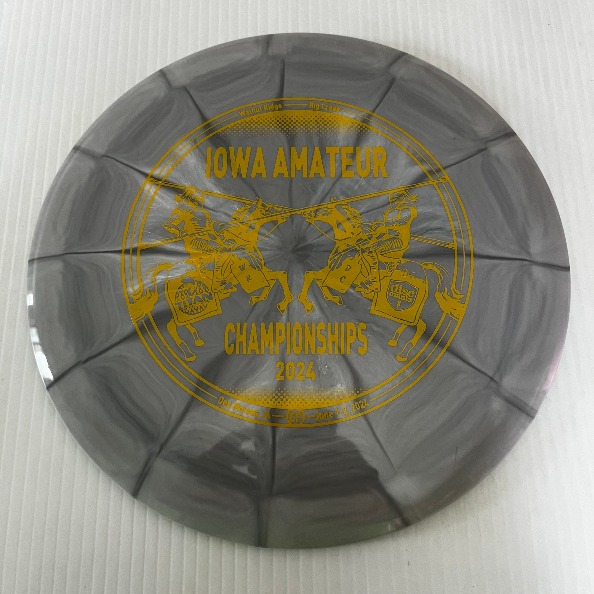 Discmania 2024 Iowa Amateur Championships Lux Vapor Paradigm 12/6/-1.5/2