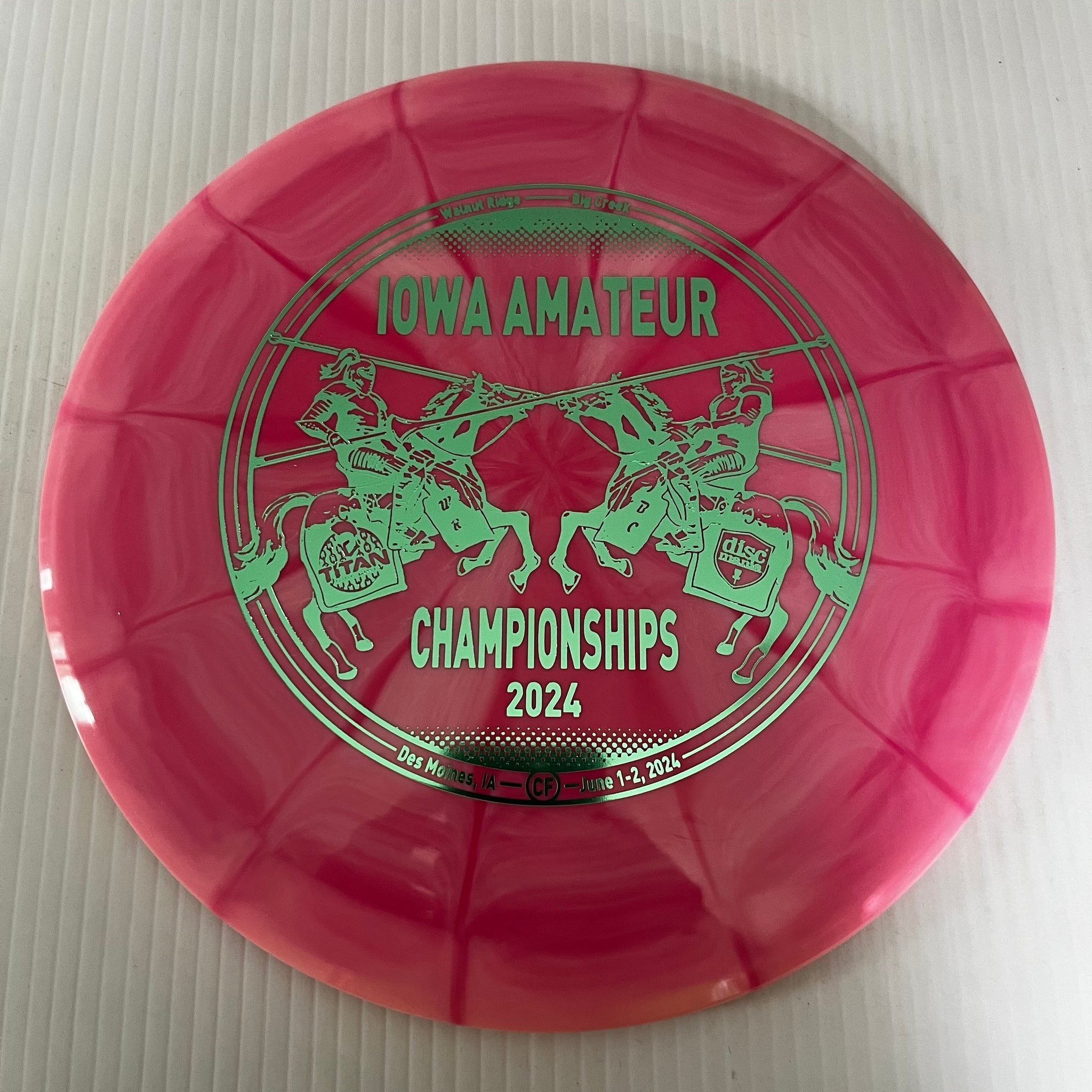 Discmania 2024 Iowa Amateur Championships Lux Vapor Paradigm 12/6/-1.5/2