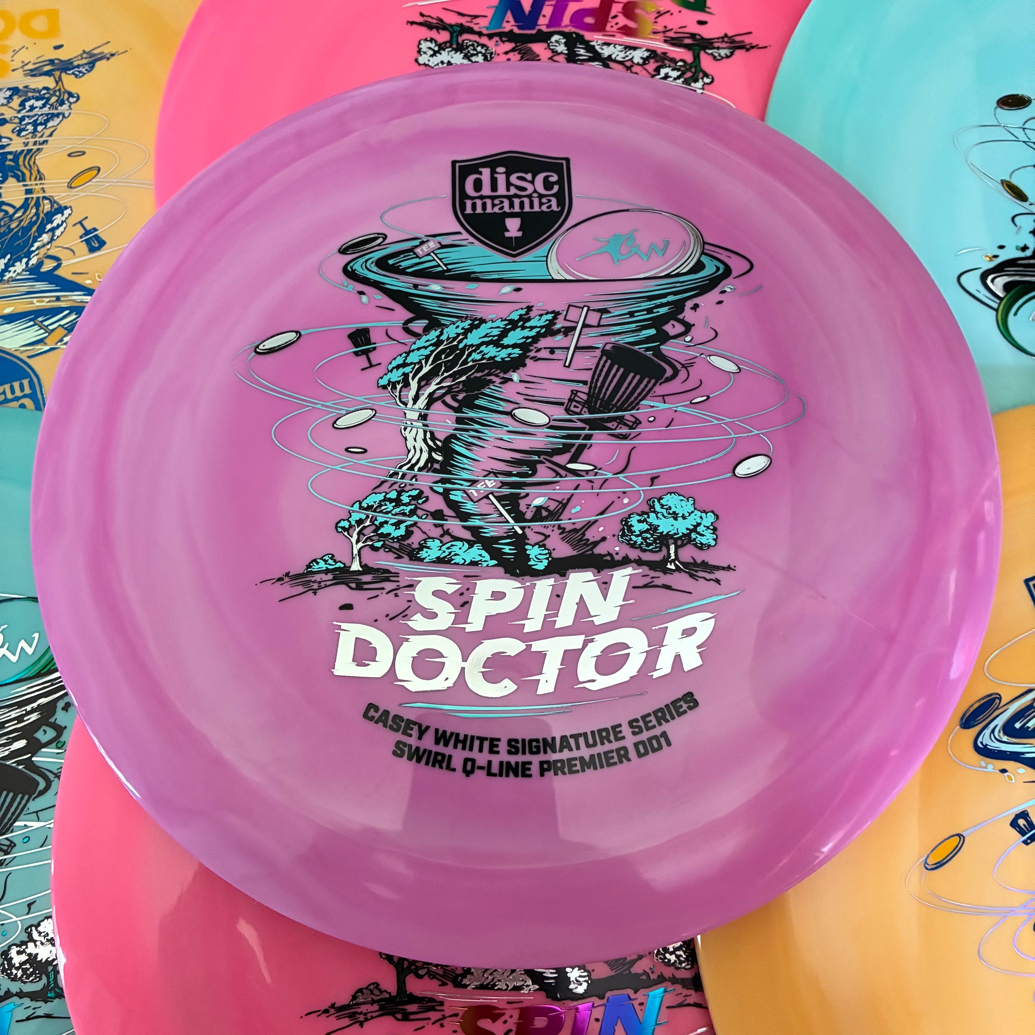 Discmania Casey White Signature Series Spin Doctor Premier Swirl Q-Line DD1 11/5/-1/2