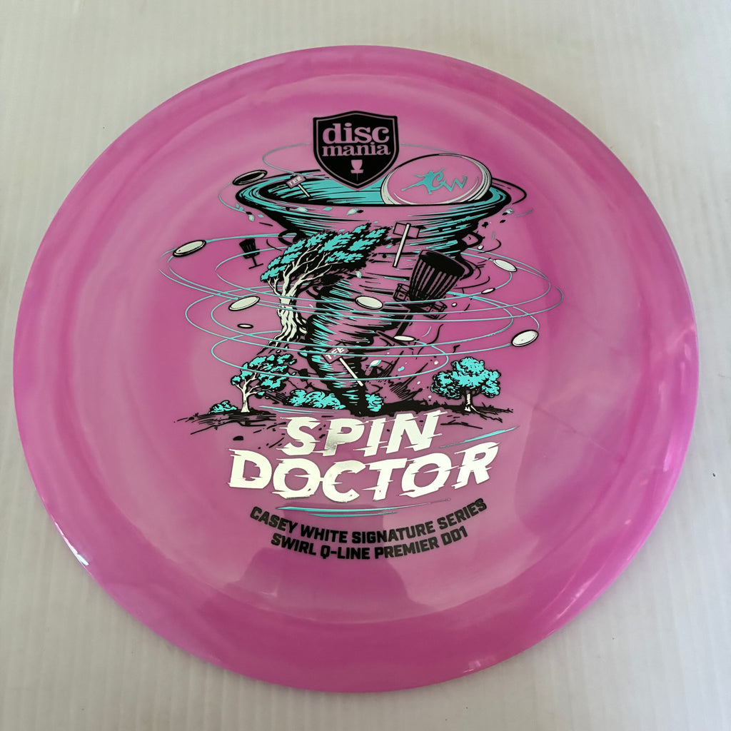Discmania Casey White Signature Series Spin Doctor Premier Swirl Q-Line DD1 11/5/-1/2