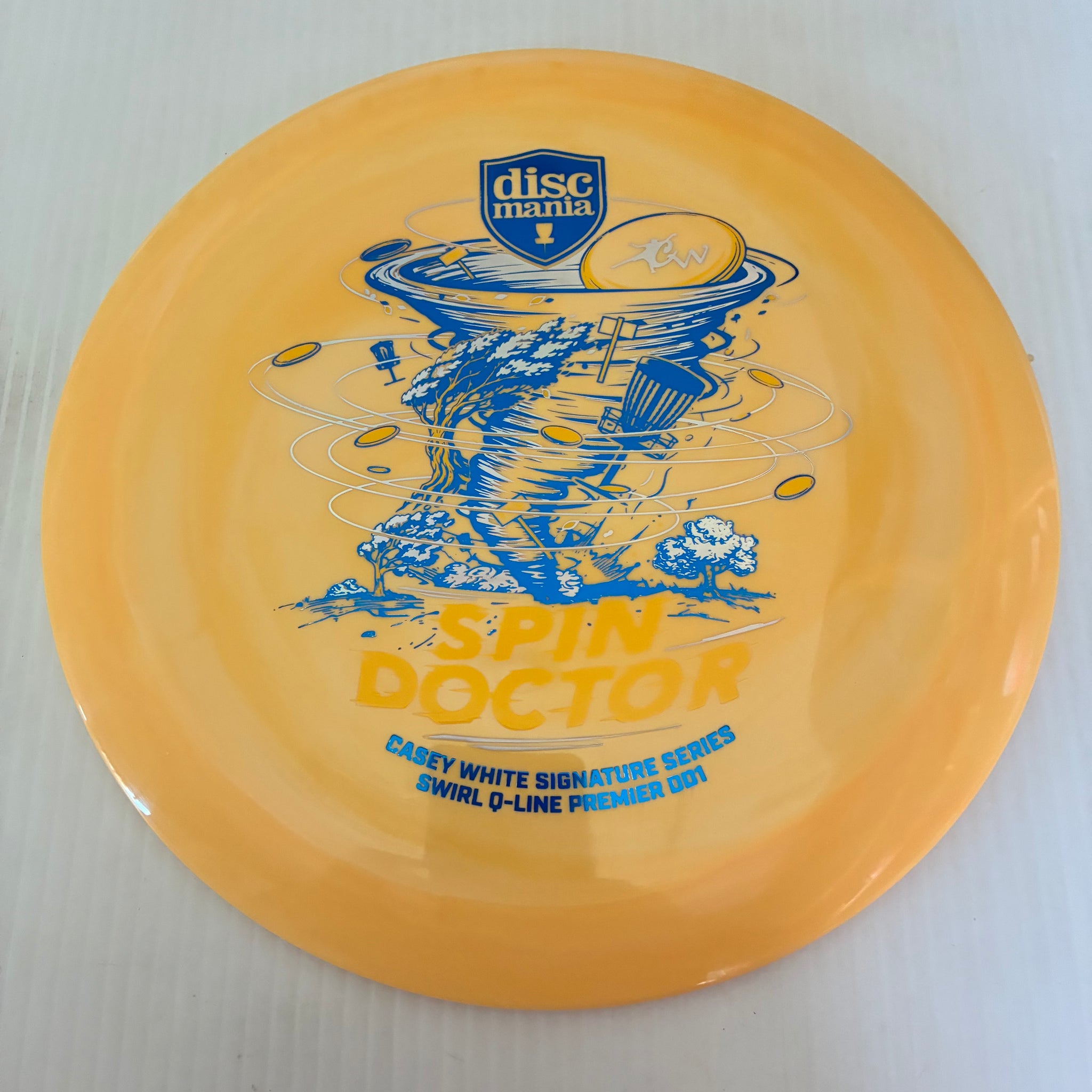 Discmania Casey White Signature Series Spin Doctor Premier Swirl Q-Line DD1 11/5/-1/2