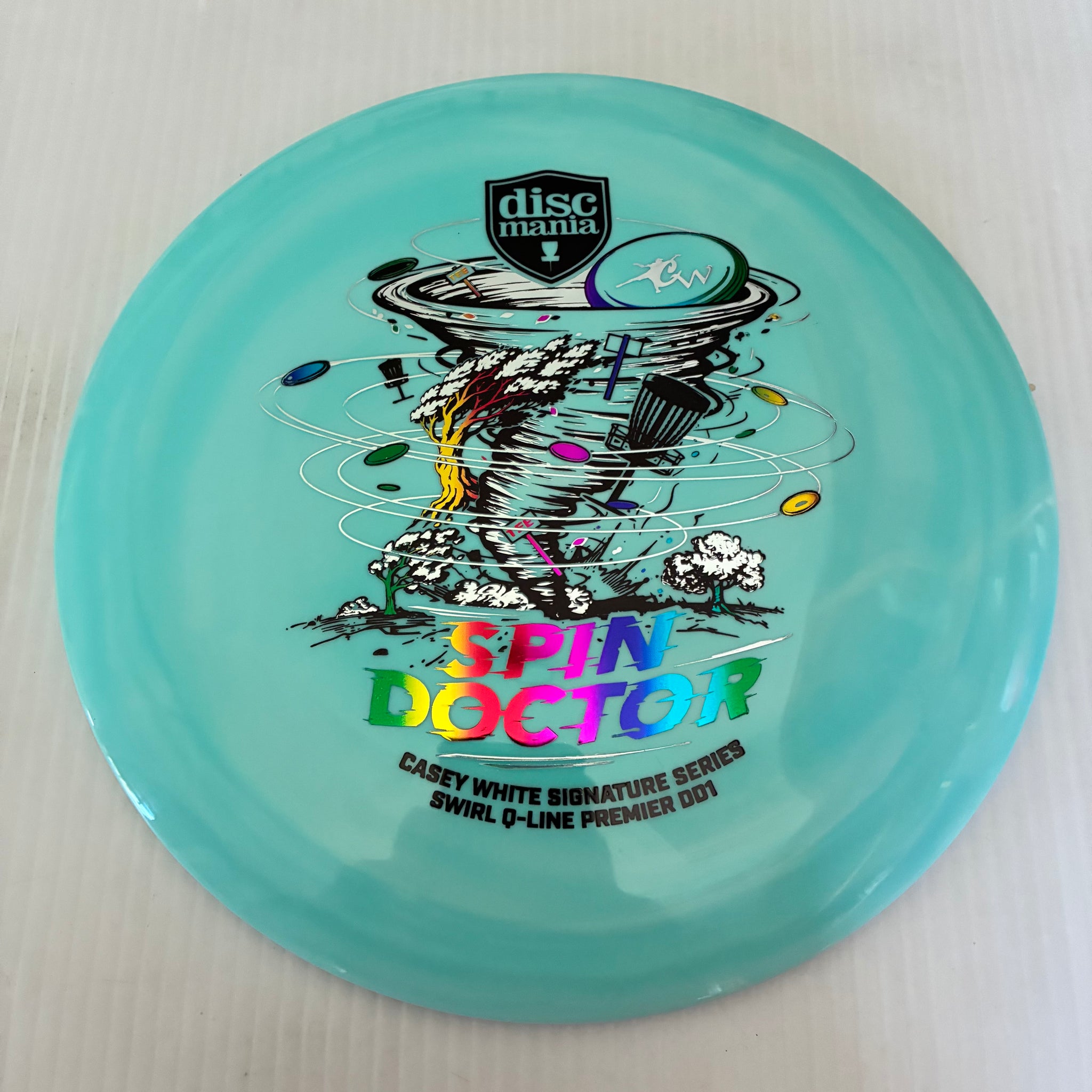 Discmania Casey White Signature Series Spin Doctor Premier Swirl Q-Line DD1 11/5/-1/2