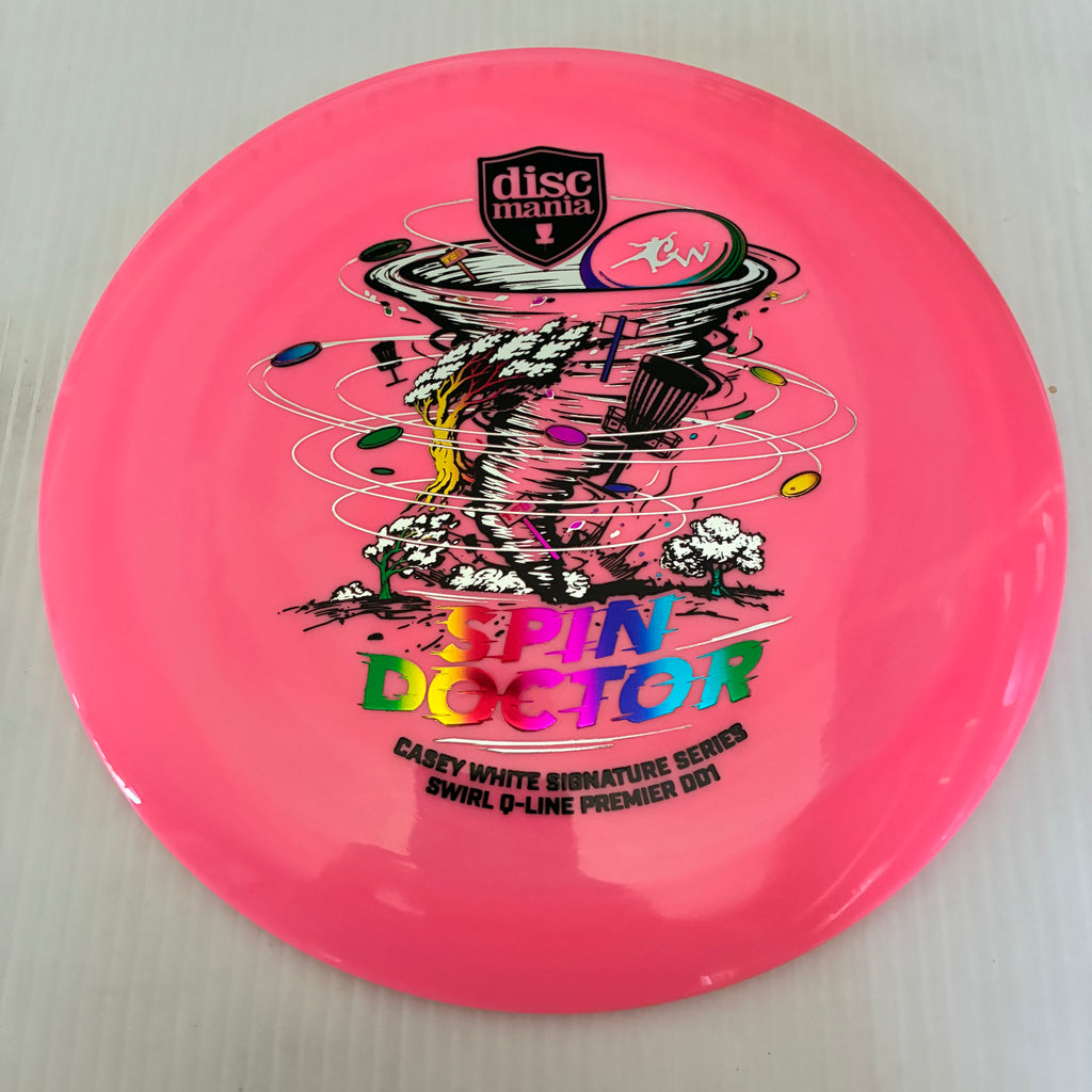 Discmania Casey White Signature Series Spin Doctor Premier Swirl Q-Line DD1 11/5/-1/2