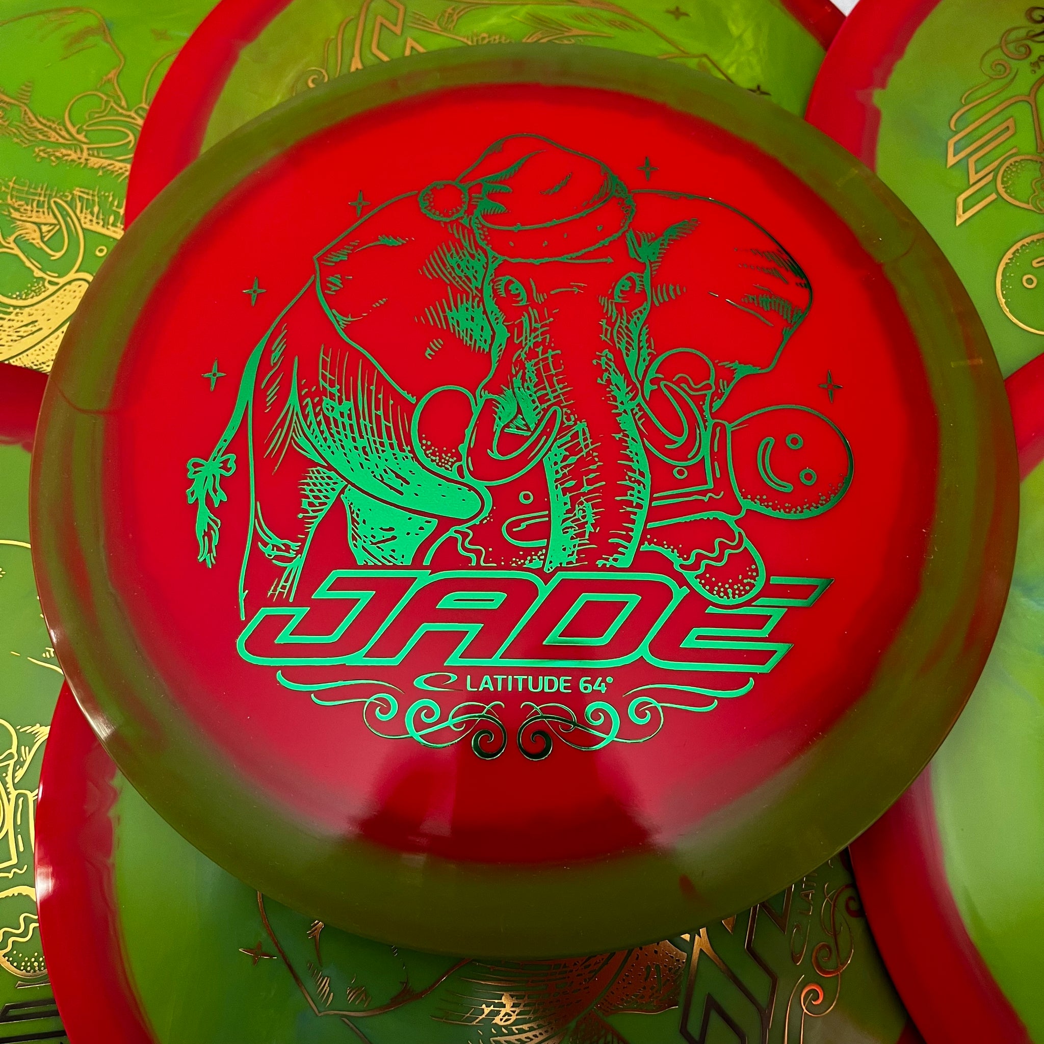 Latitude 64° Gold Orbit White Elephant Jade 9/6/-2/1