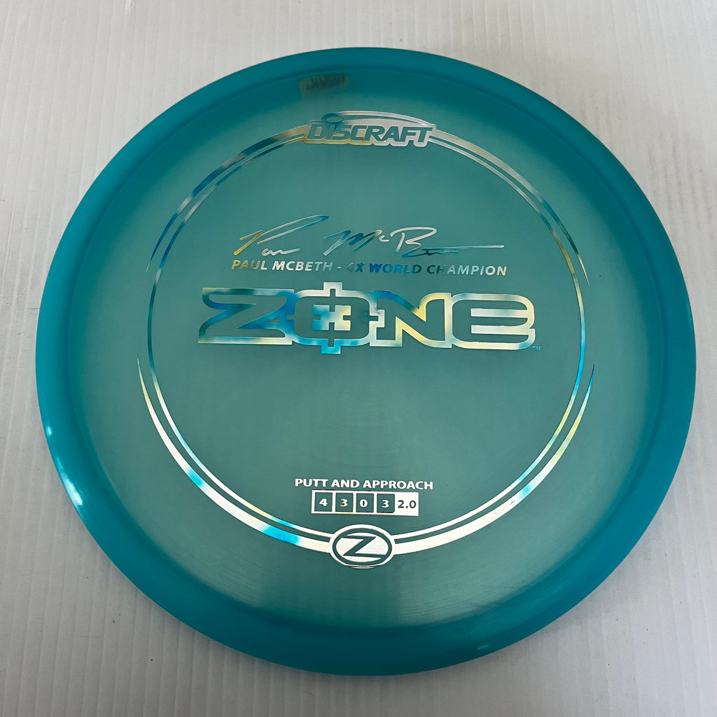 Discraft 4x Paul McBeth Z Zone 4/3/0/3