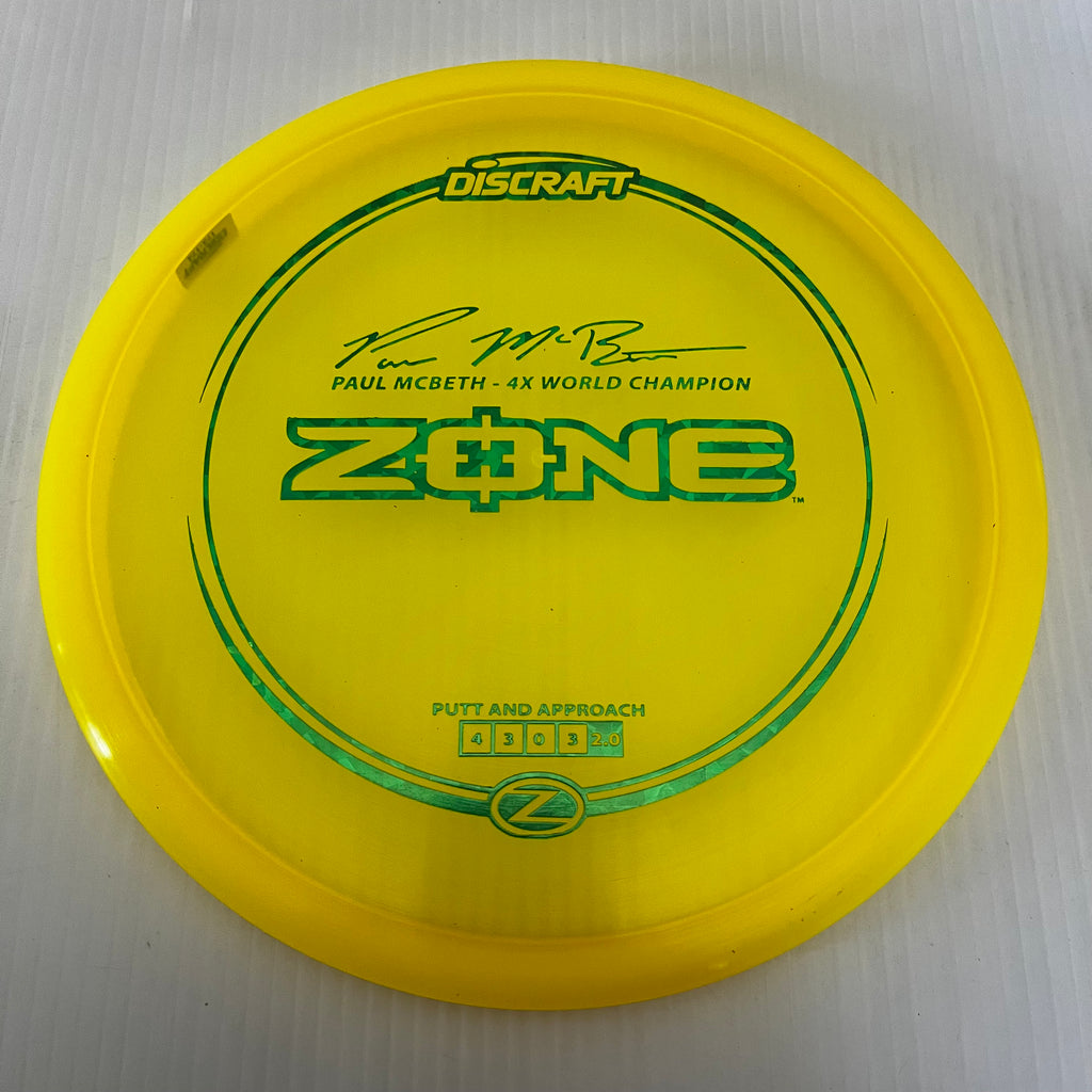 Discraft 4x Paul McBeth Z Zone 4/3/0/3