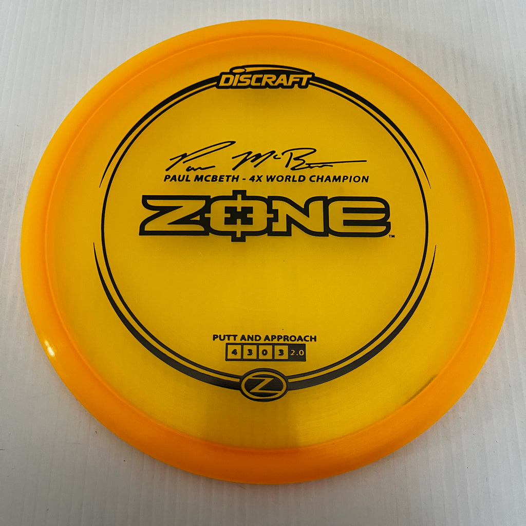 Discraft 4x Paul McBeth Z Zone 4/3/0/3