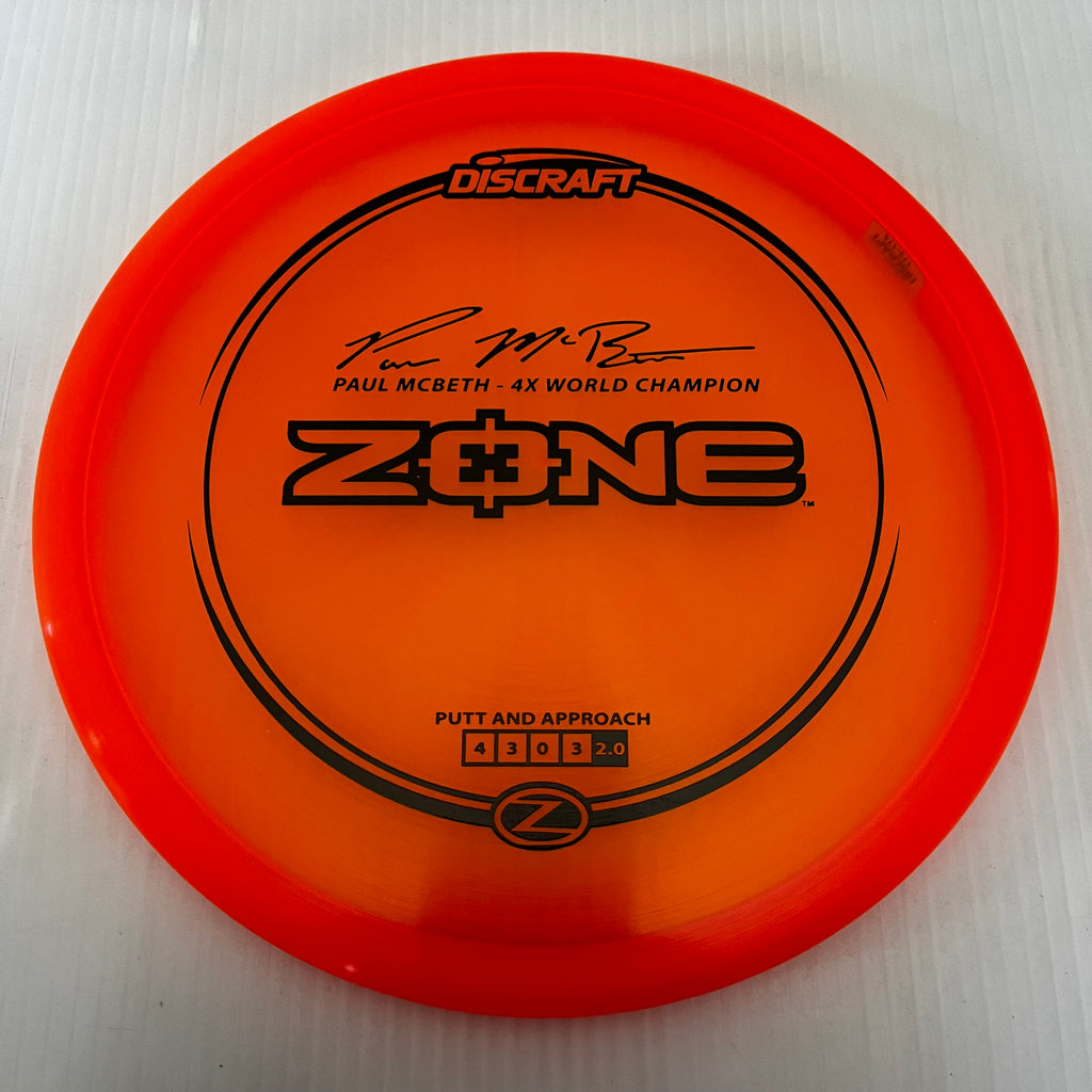 Discraft 4x Paul McBeth Z Zone 4/3/0/3