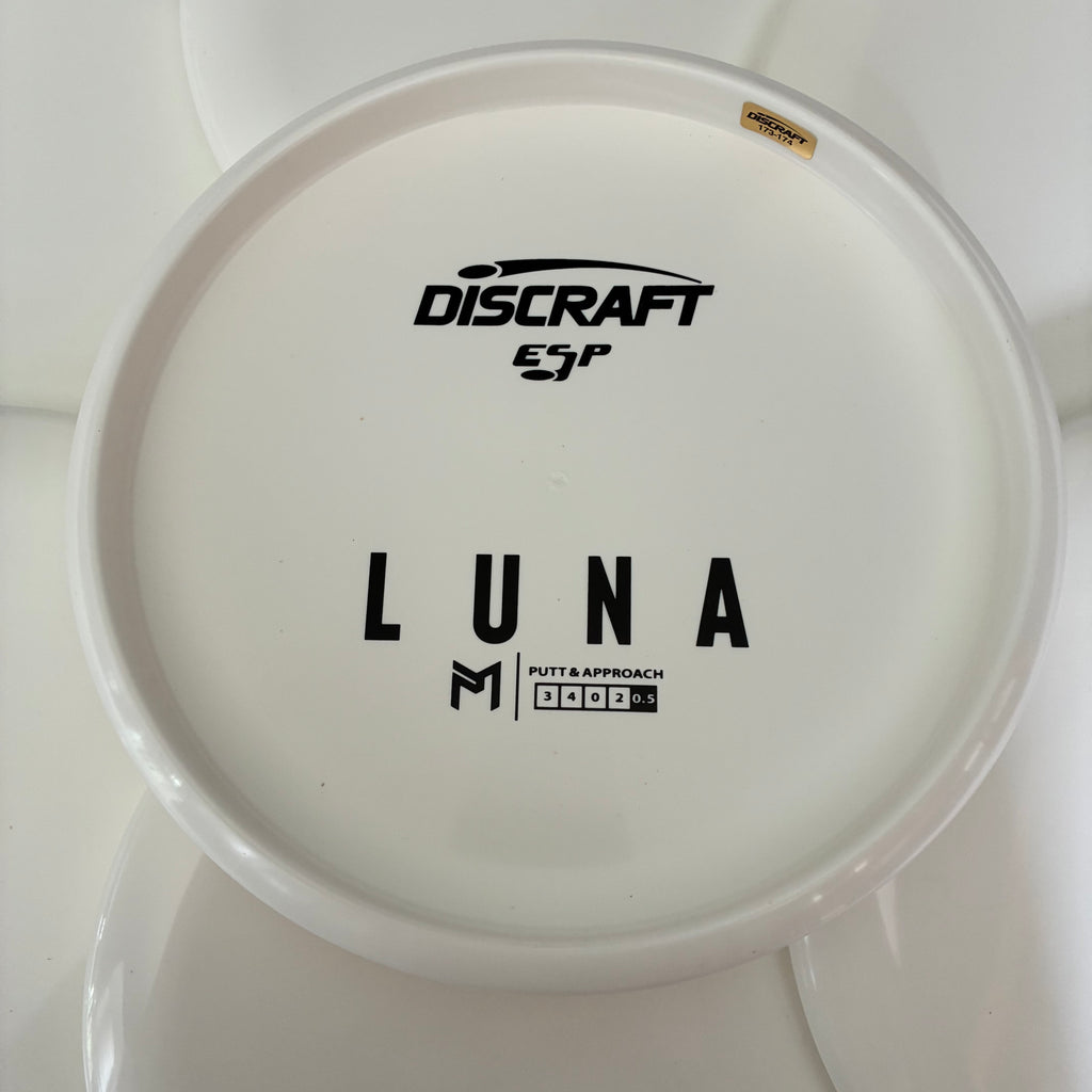 Discraft Paul McBeth Dyer's Delight White ESP Luna 3/4/0/2