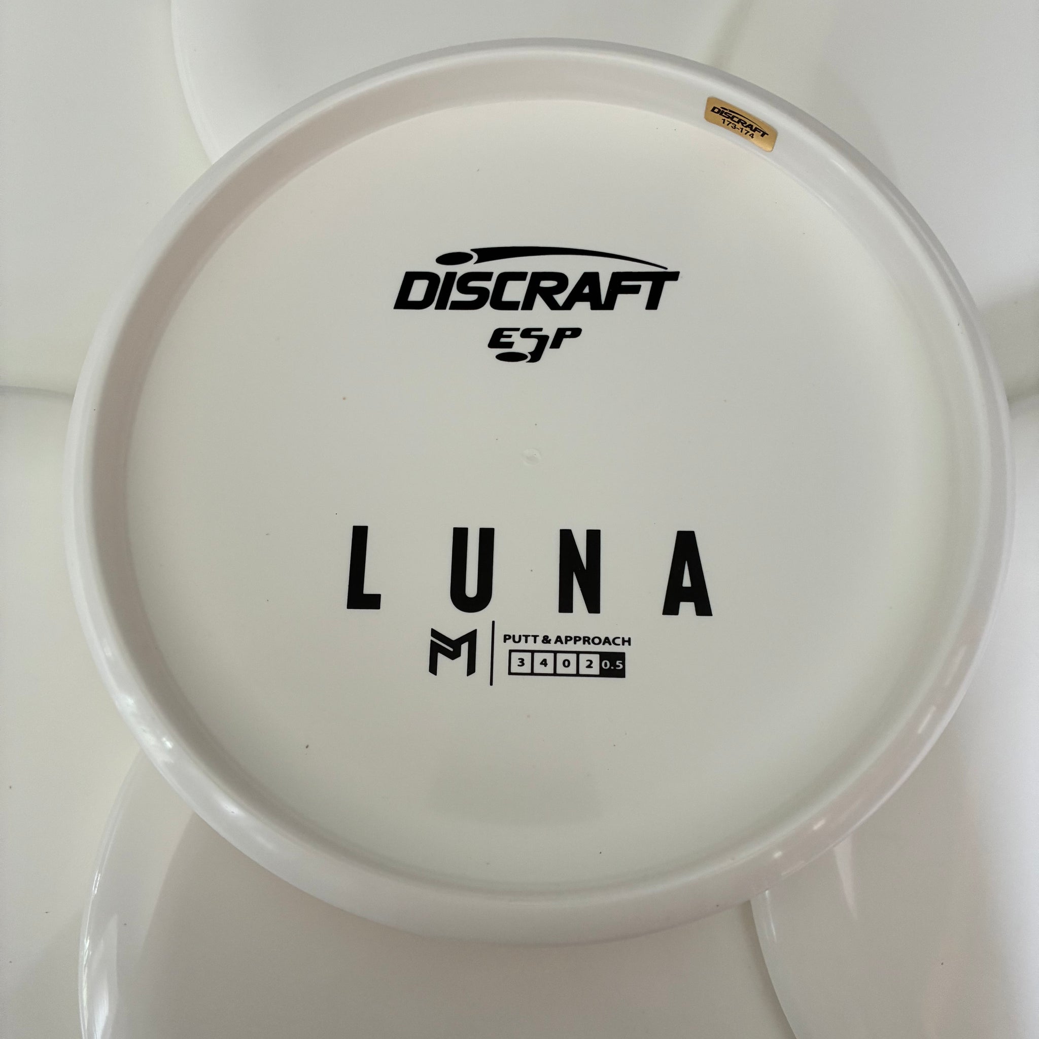 Discraft Paul McBeth Dyer's Delight White ESP Luna 3/4/0/2
