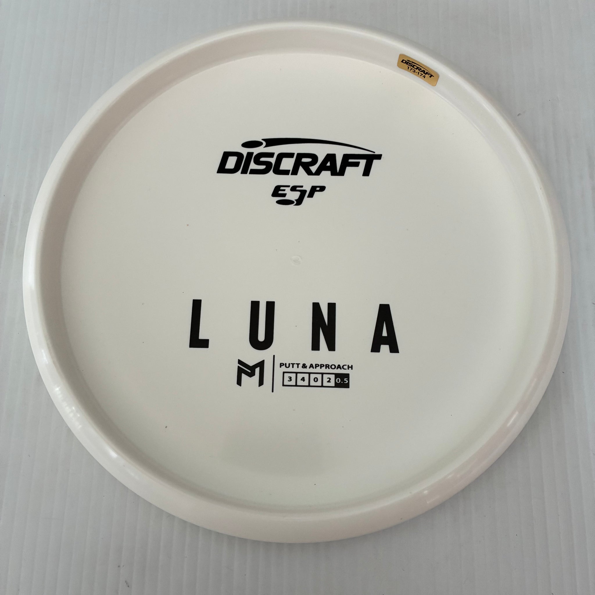 Discraft Paul McBeth Dyer's Delight White ESP Luna 3/4/0/2