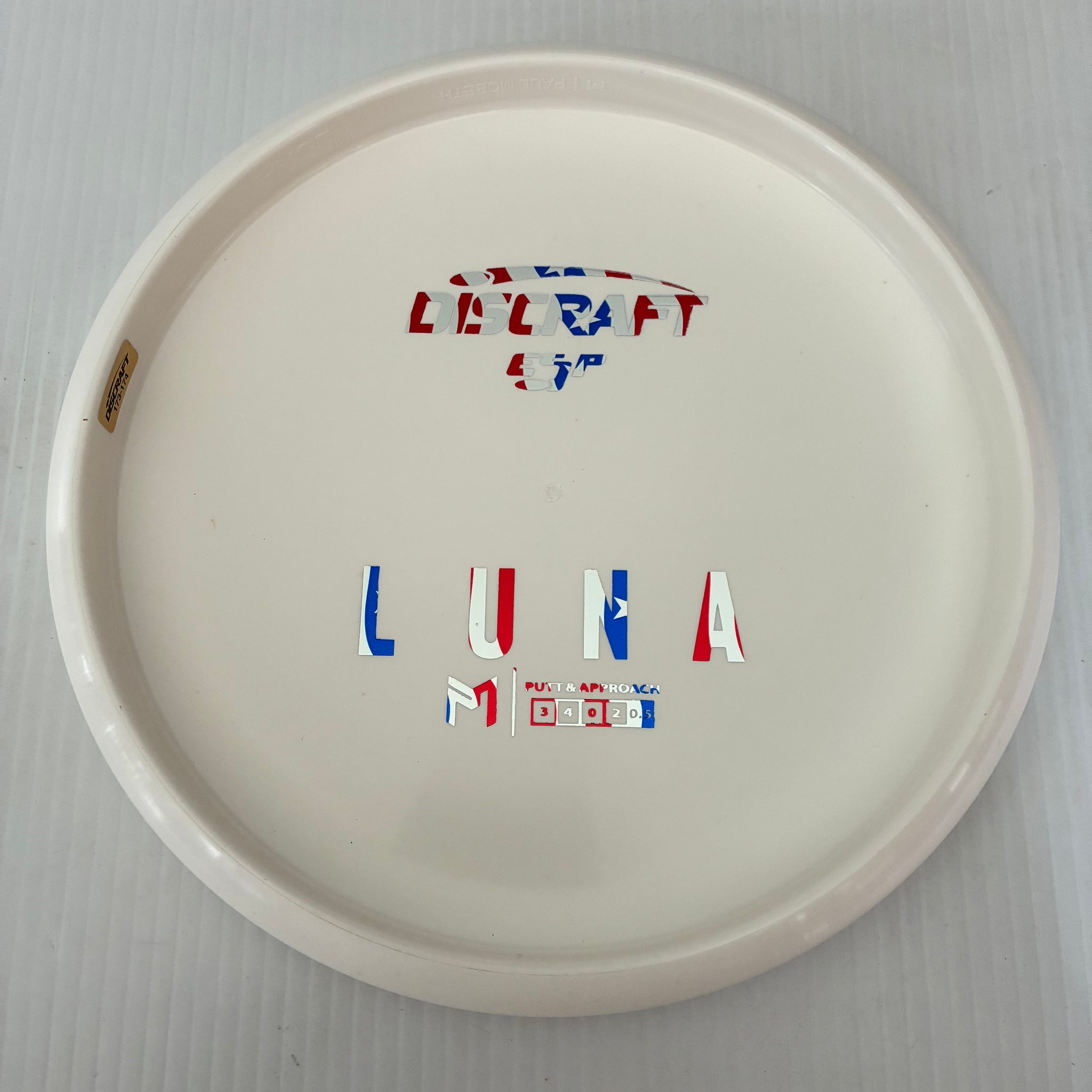 Discraft Paul McBeth Dyer's Delight White ESP Luna 3/4/0/2
