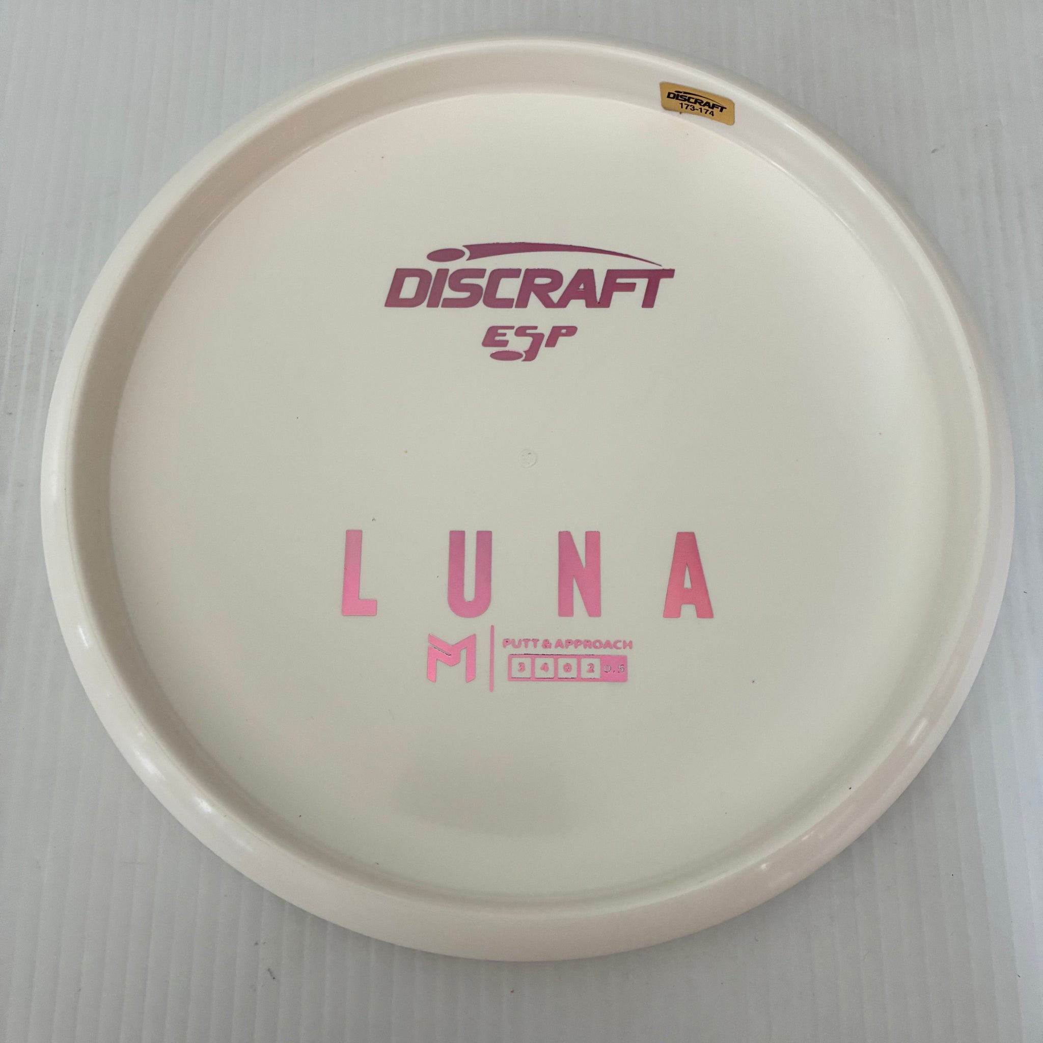 Discraft Paul McBeth Dyer's Delight White ESP Luna 3/4/0/2