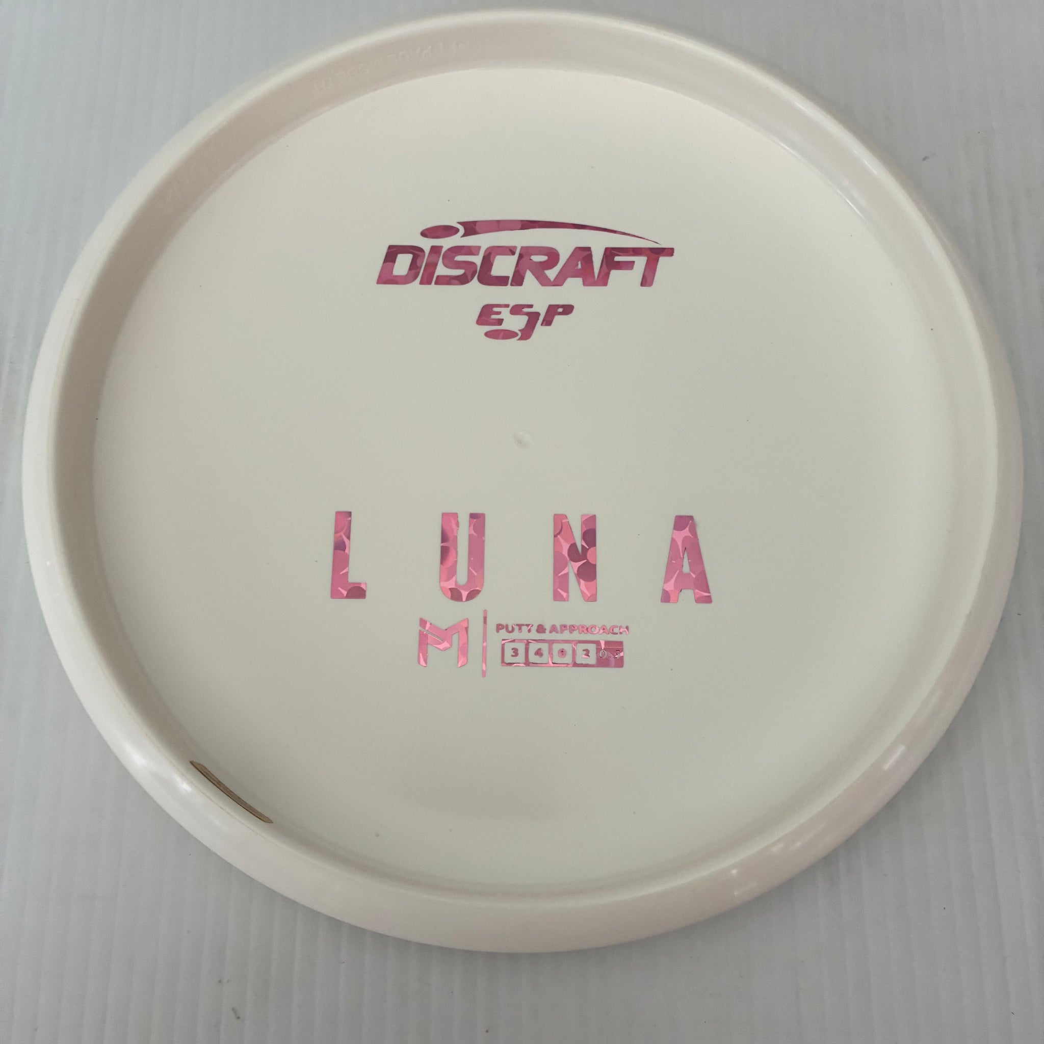 Discraft Paul McBeth Dyer's Delight White ESP Luna 3/4/0/2