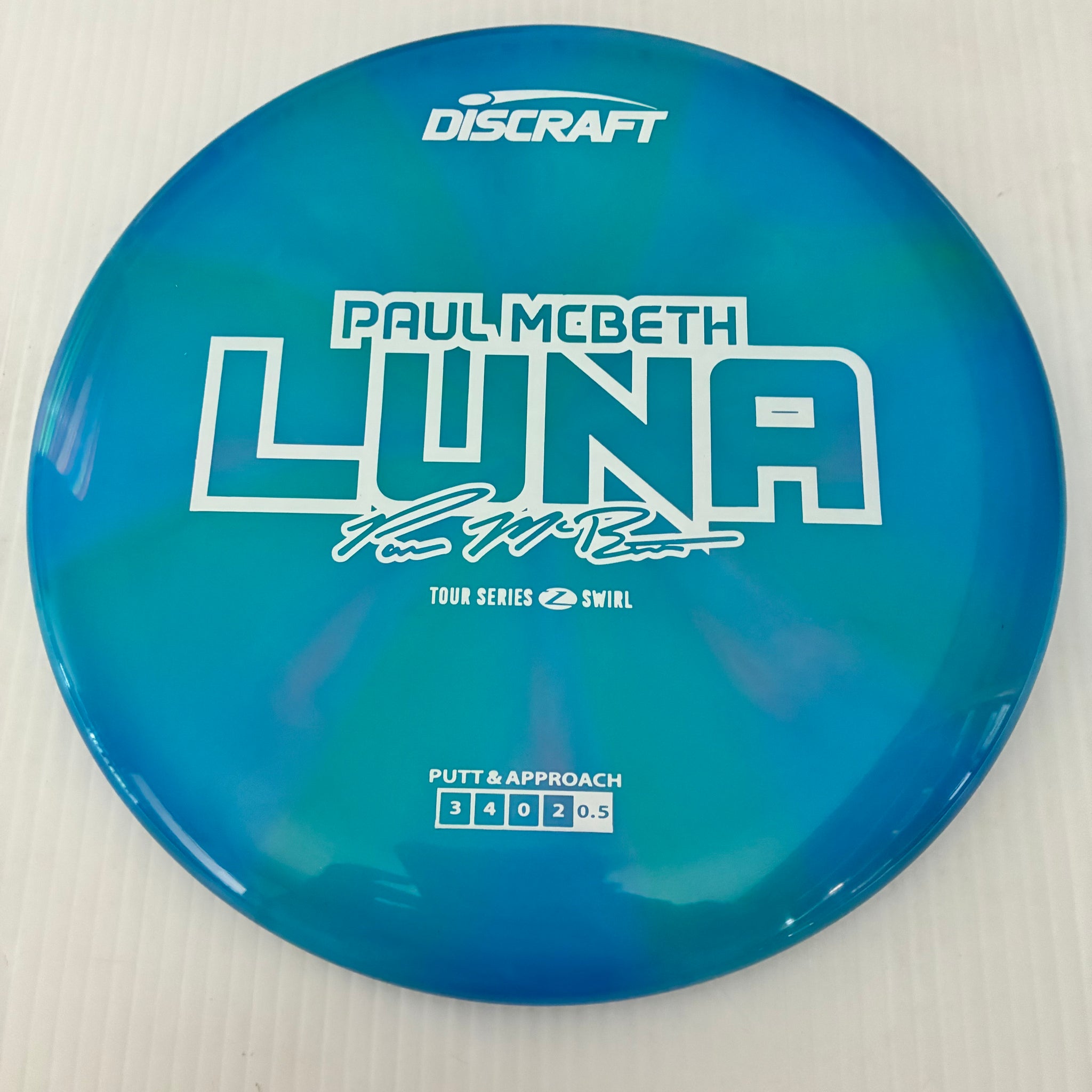 Discraft 2025 Paul McBeth Tour Series Z Swirl Blend Luna 3/4/0/2