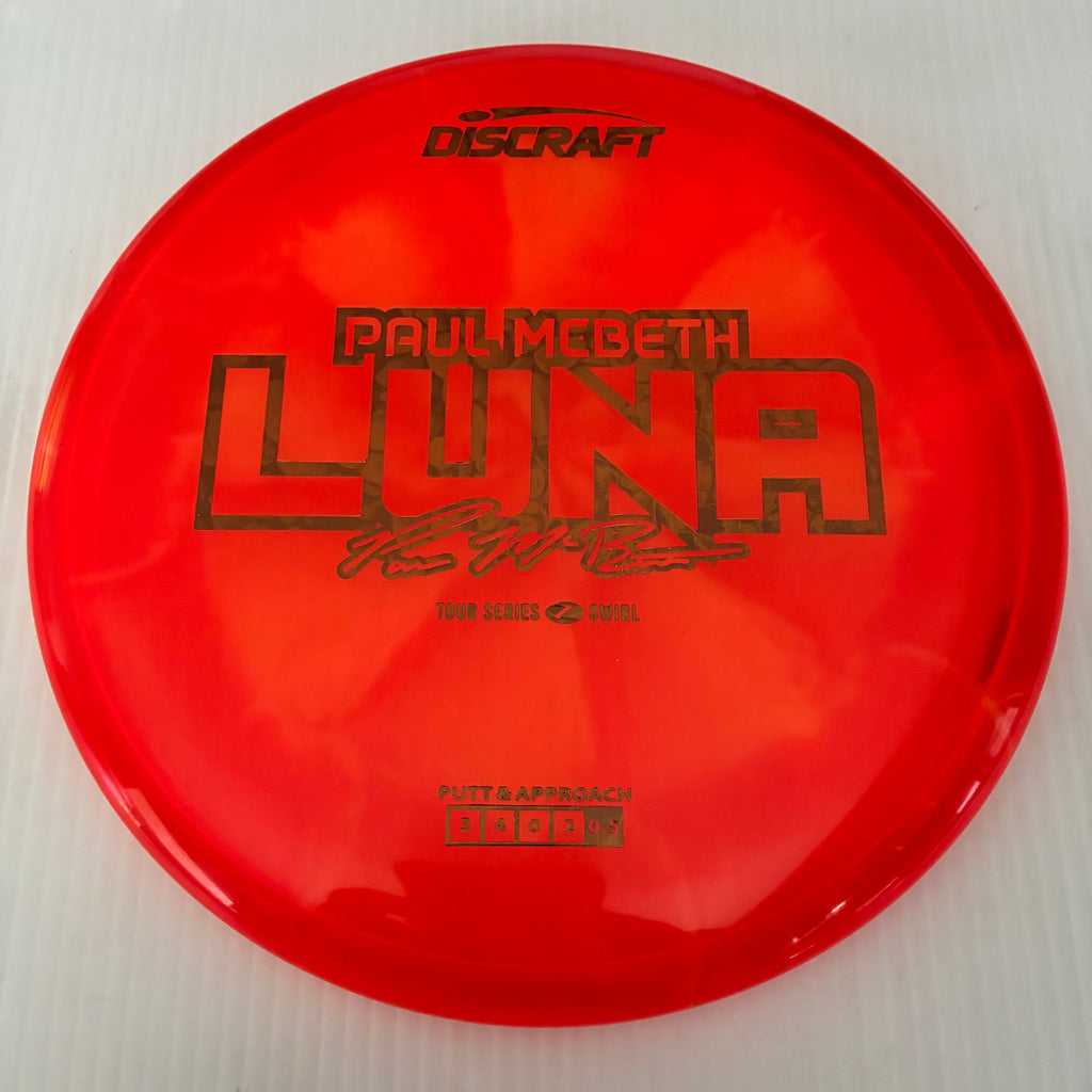 Discraft 2025 Paul McBeth Tour Series Z Swirl Blend Luna 3/4/0/2