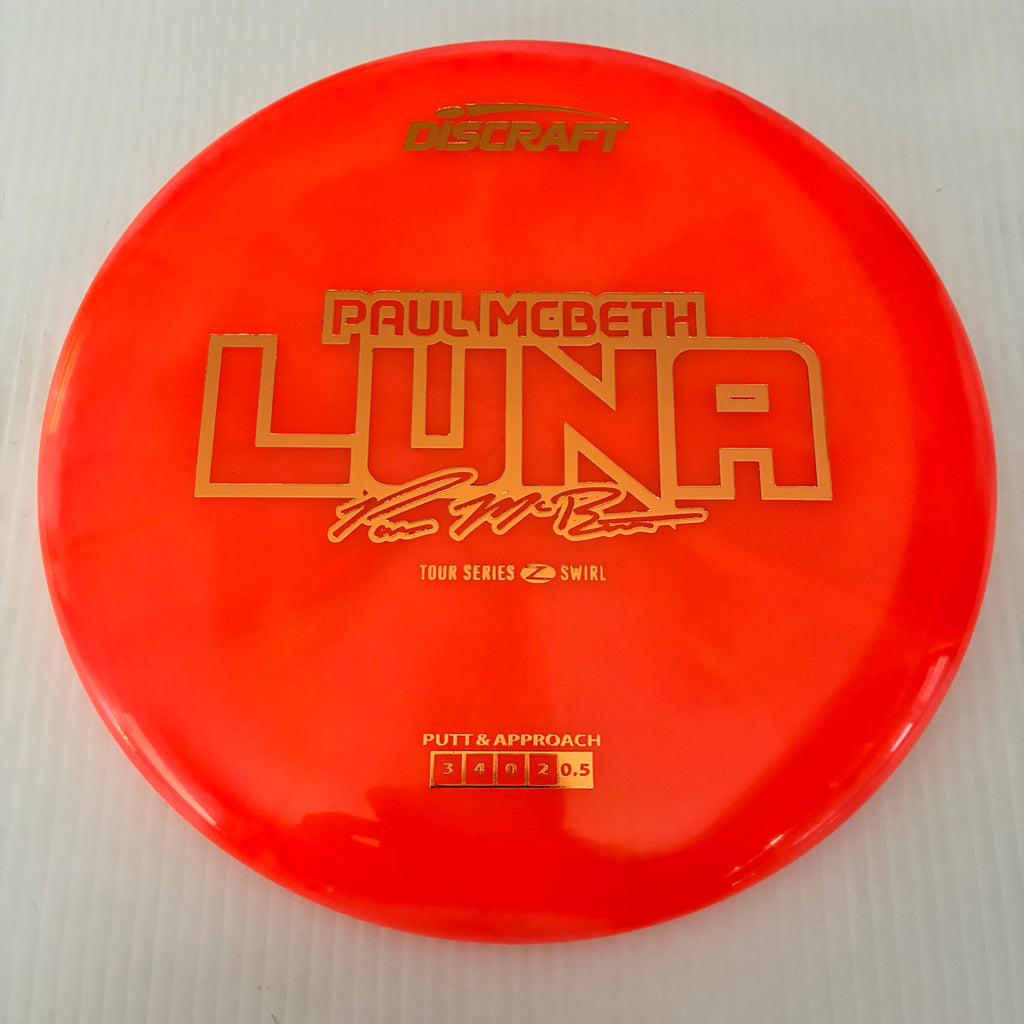 Discraft 2025 Paul McBeth Tour Series Z Swirl Blend Luna 3/4/0/2