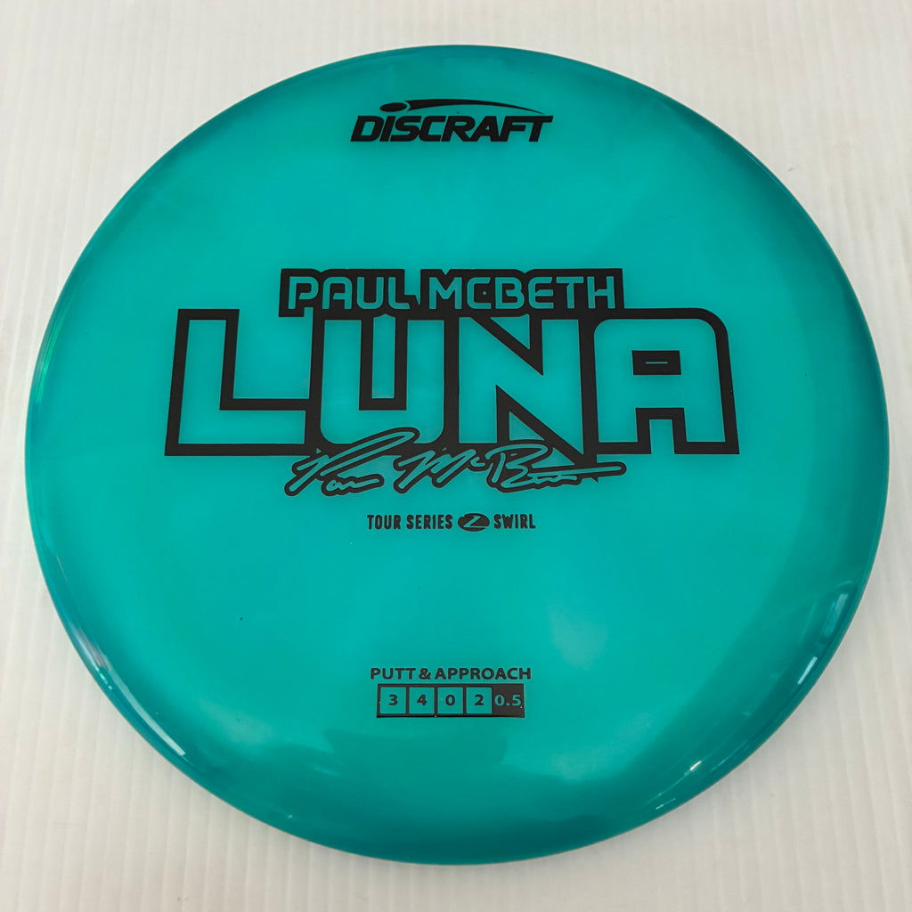 Discraft 2025 Paul McBeth Tour Series Z Swirl Blend Luna 3/4/0/2