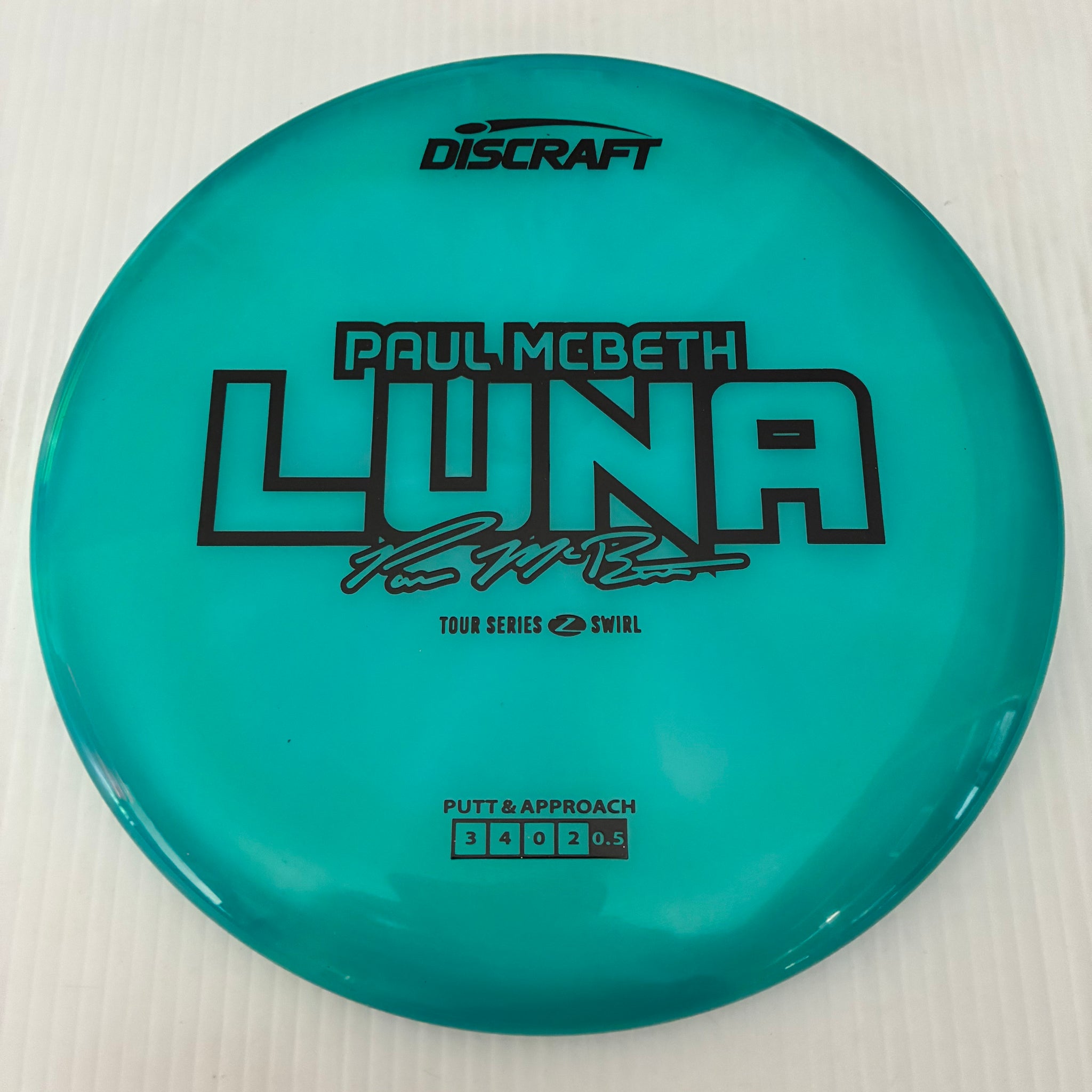 Discraft 2025 Paul McBeth Tour Series Z Swirl Blend Luna 3/4/0/2