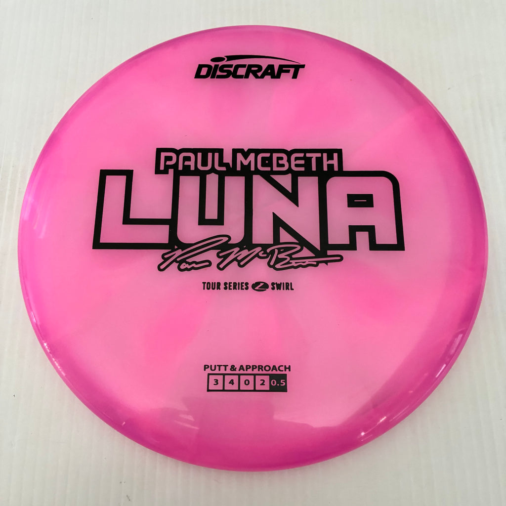 Discraft 2025 Paul McBeth Tour Series Z Swirl Blend Luna 3/4/0/2