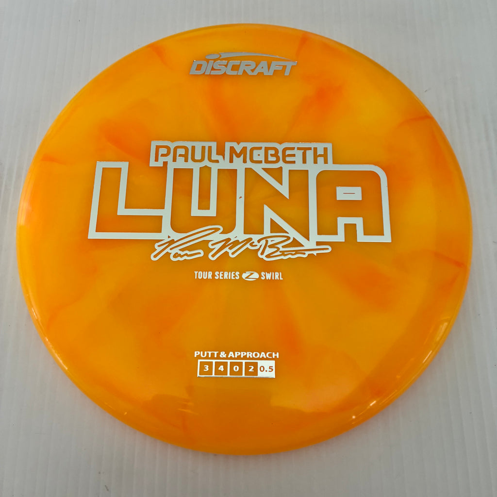 Discraft 2025 Paul McBeth Tour Series Z Swirl Blend Luna 3/4/0/2