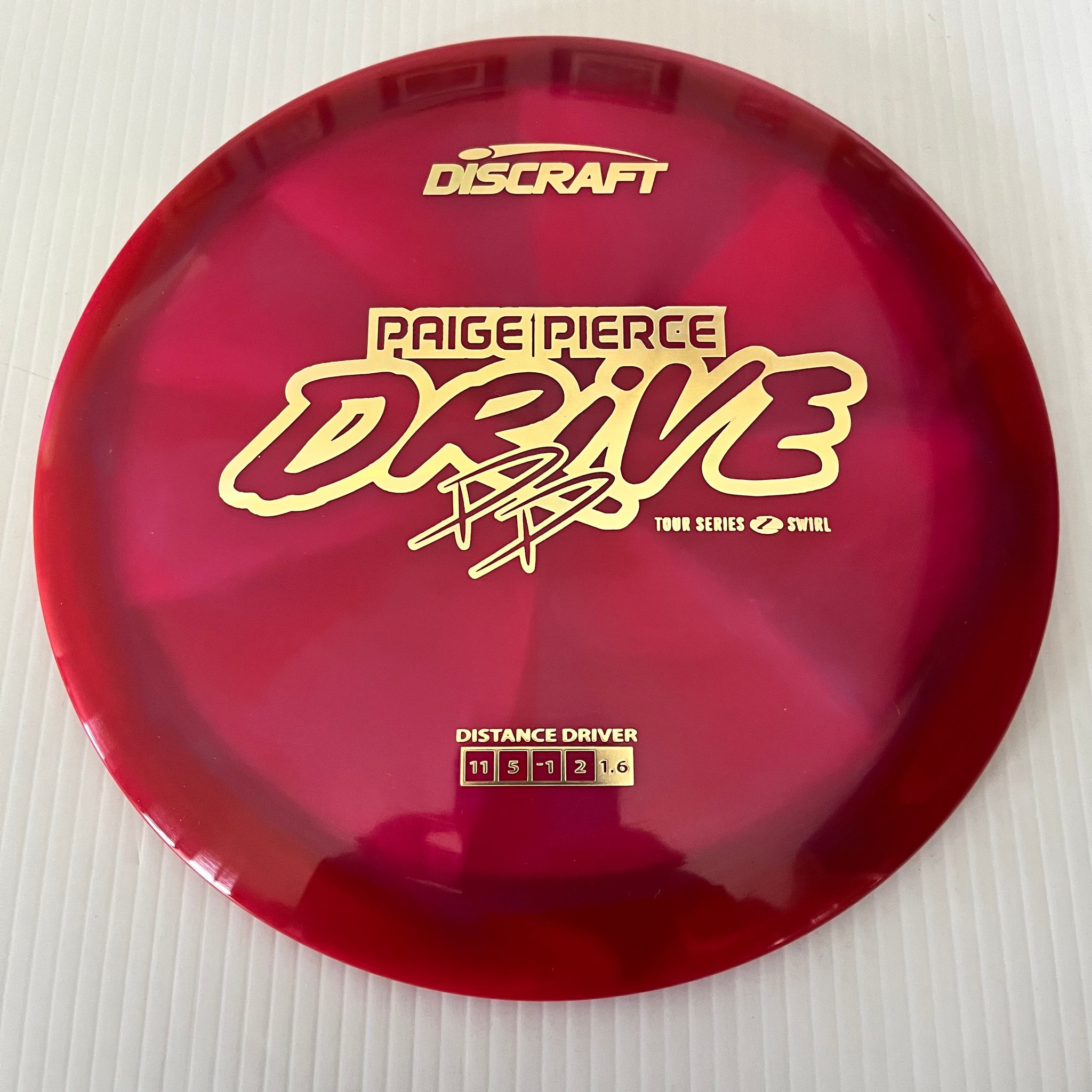 Discraft 2025 Paige Pierce Tour Series Z Swirl Blend Drive 11/5/-1/2