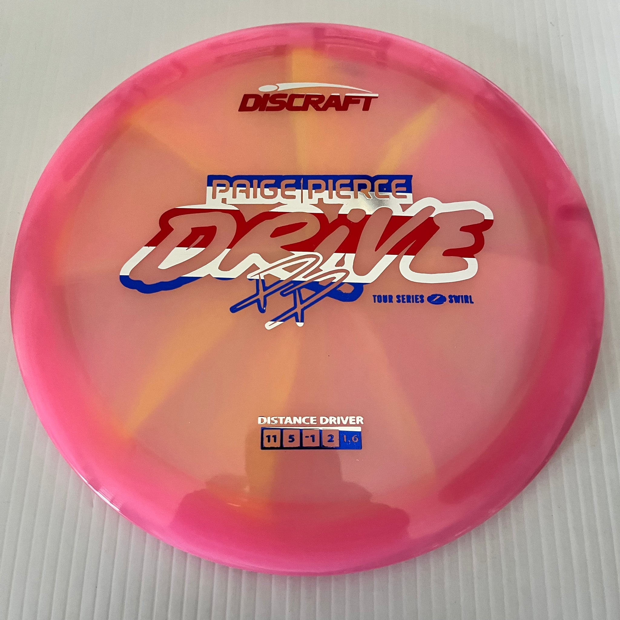 Discraft 2025 Paige Pierce Tour Series Z Swirl Blend Drive 11/5/-1/2
