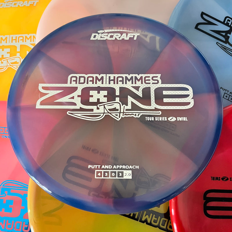Discraft 2025 Adam Hammes Tour Series Z Swirl Blend Zone 4/3/0/3