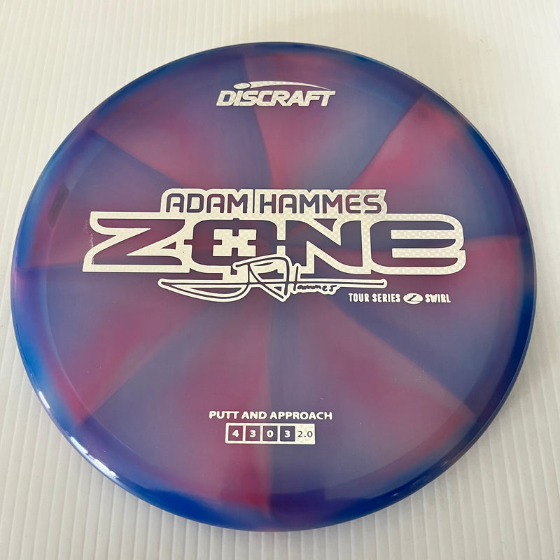 Discraft 2025 Adam Hammes Tour Series Z Swirl Blend Zone 4/3/0/3