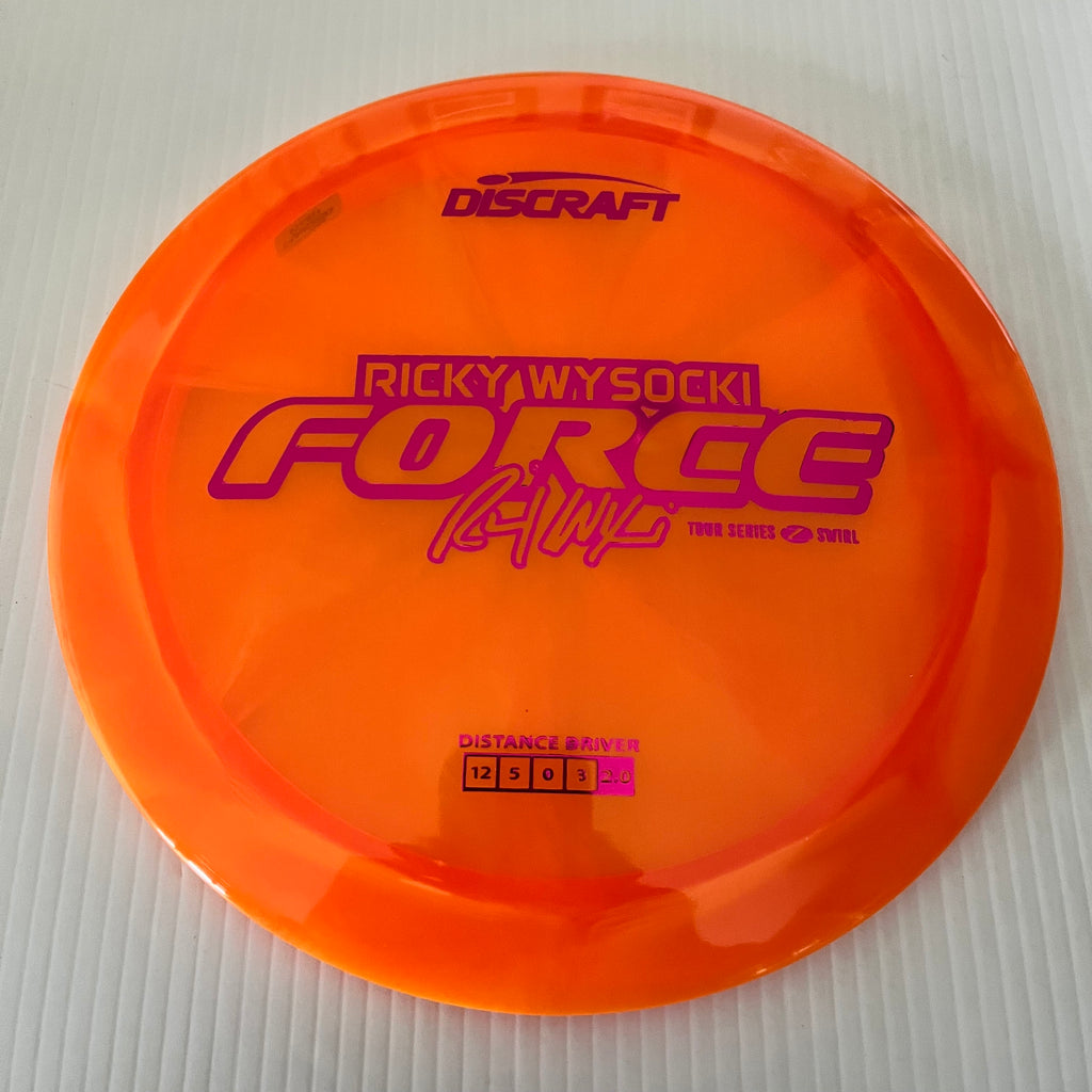 Discraft 2025 Ricky Wysocki Tour Series Z Swirl Blend Force 12/5/0/3
