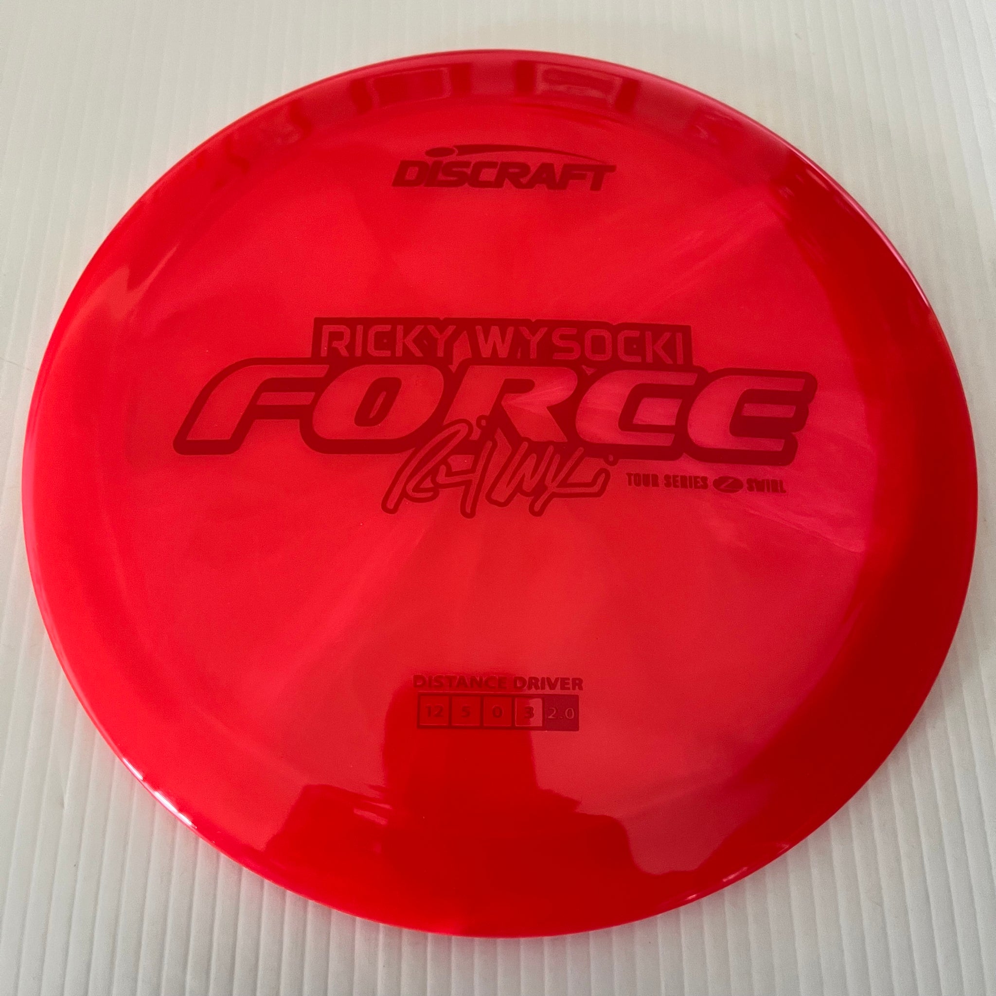 Discraft 2025 Ricky Wysocki Tour Series Z Swirl Blend Force 12/5/0/3