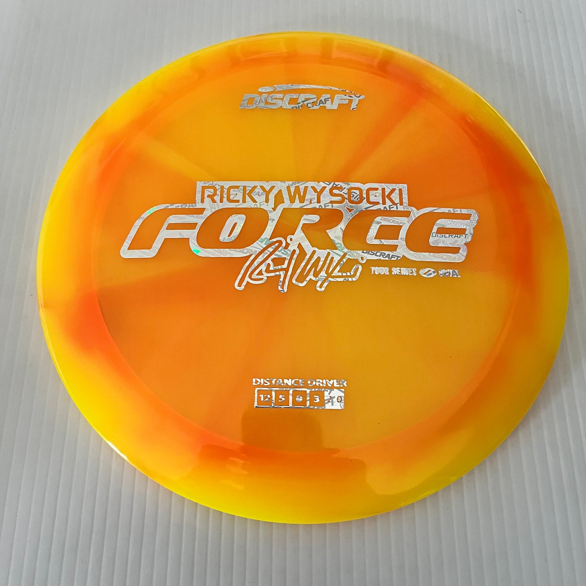 Discraft 2025 Ricky Wysocki Tour Series Z Swirl Blend Force 12/5/0/3