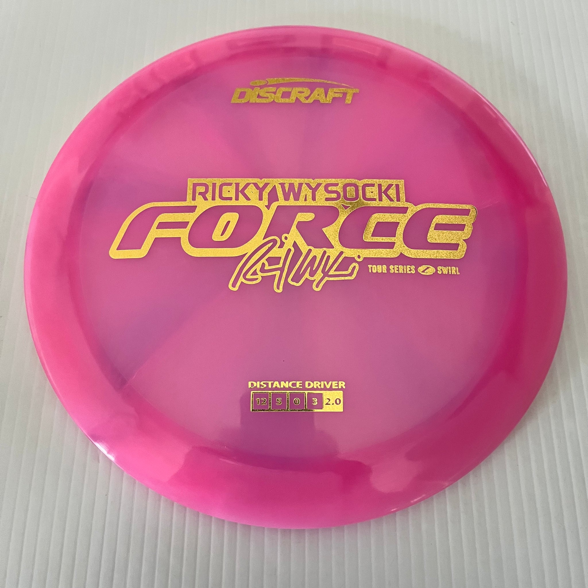 Discraft 2025 Ricky Wysocki Tour Series Z Swirl Blend Force 12/5/0/3