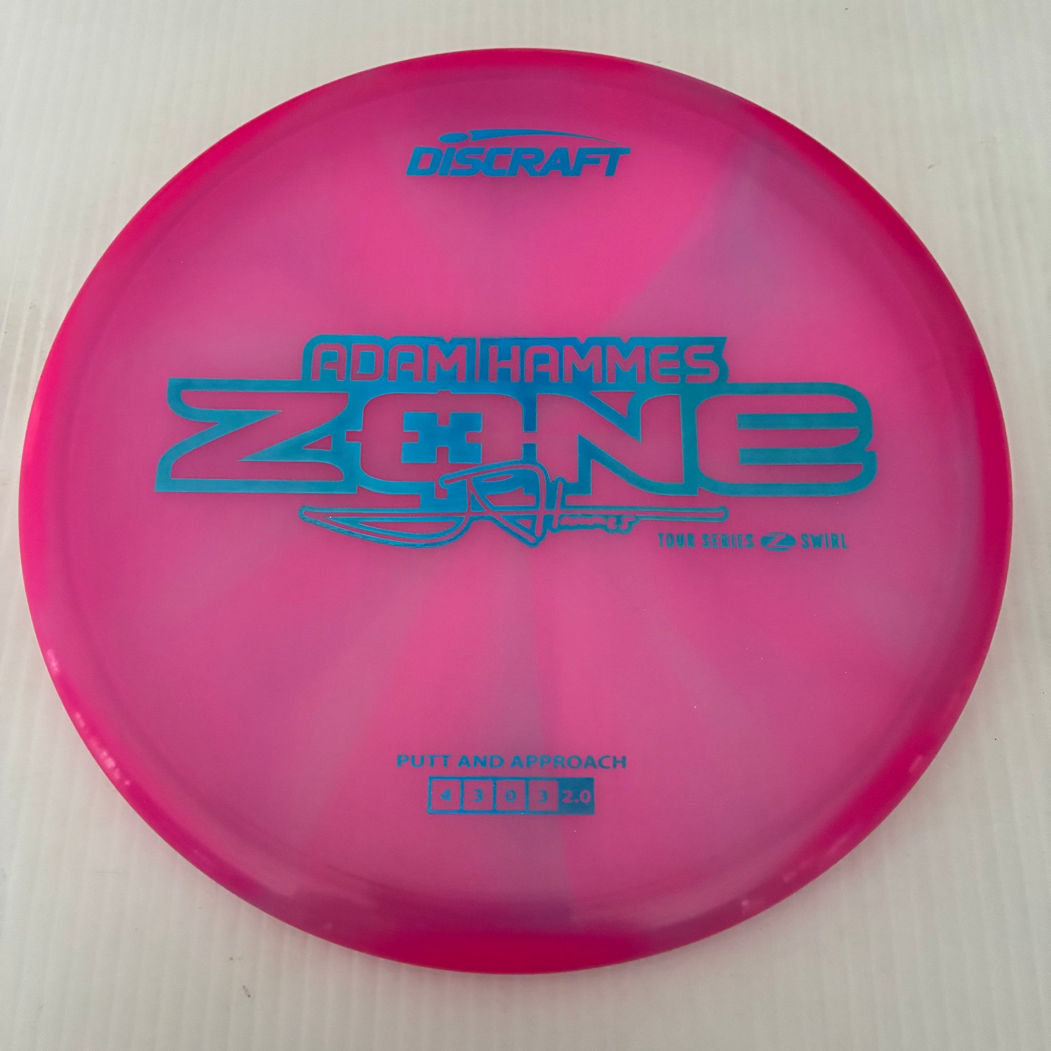 Discraft 2025 Adam Hammes Tour Series Z Swirl Blend Zone 4/3/0/3