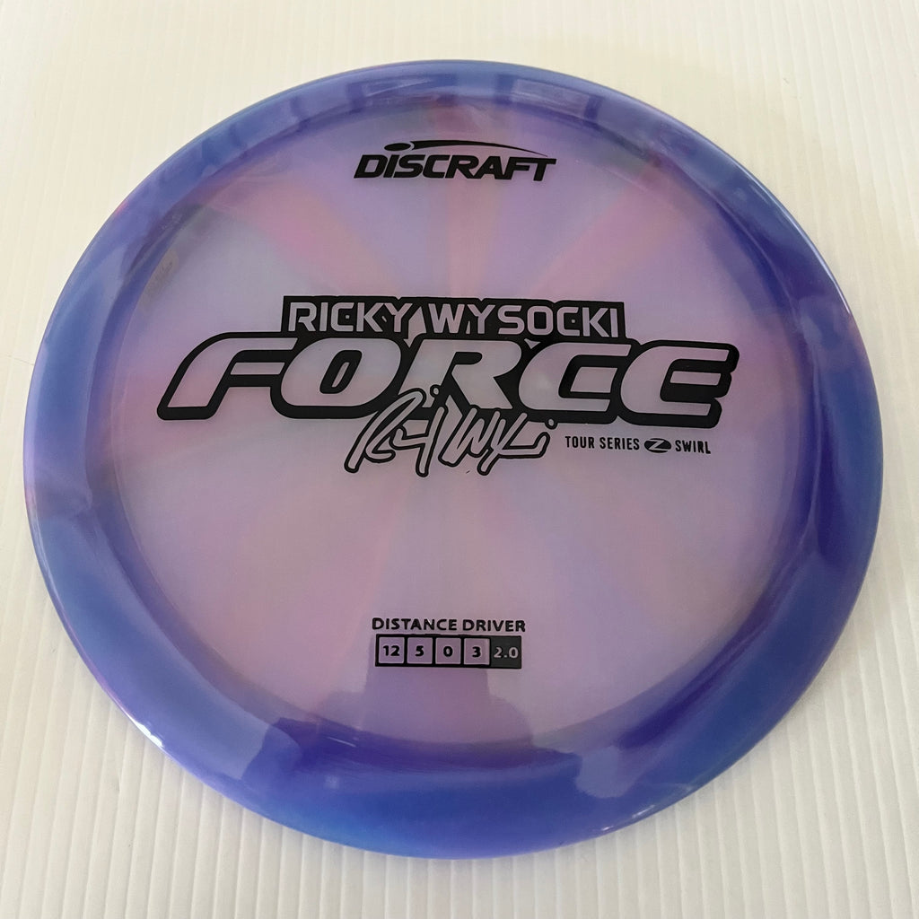 Discraft 2025 Ricky Wysocki Tour Series Z Swirl Blend Force 12/5/0/3