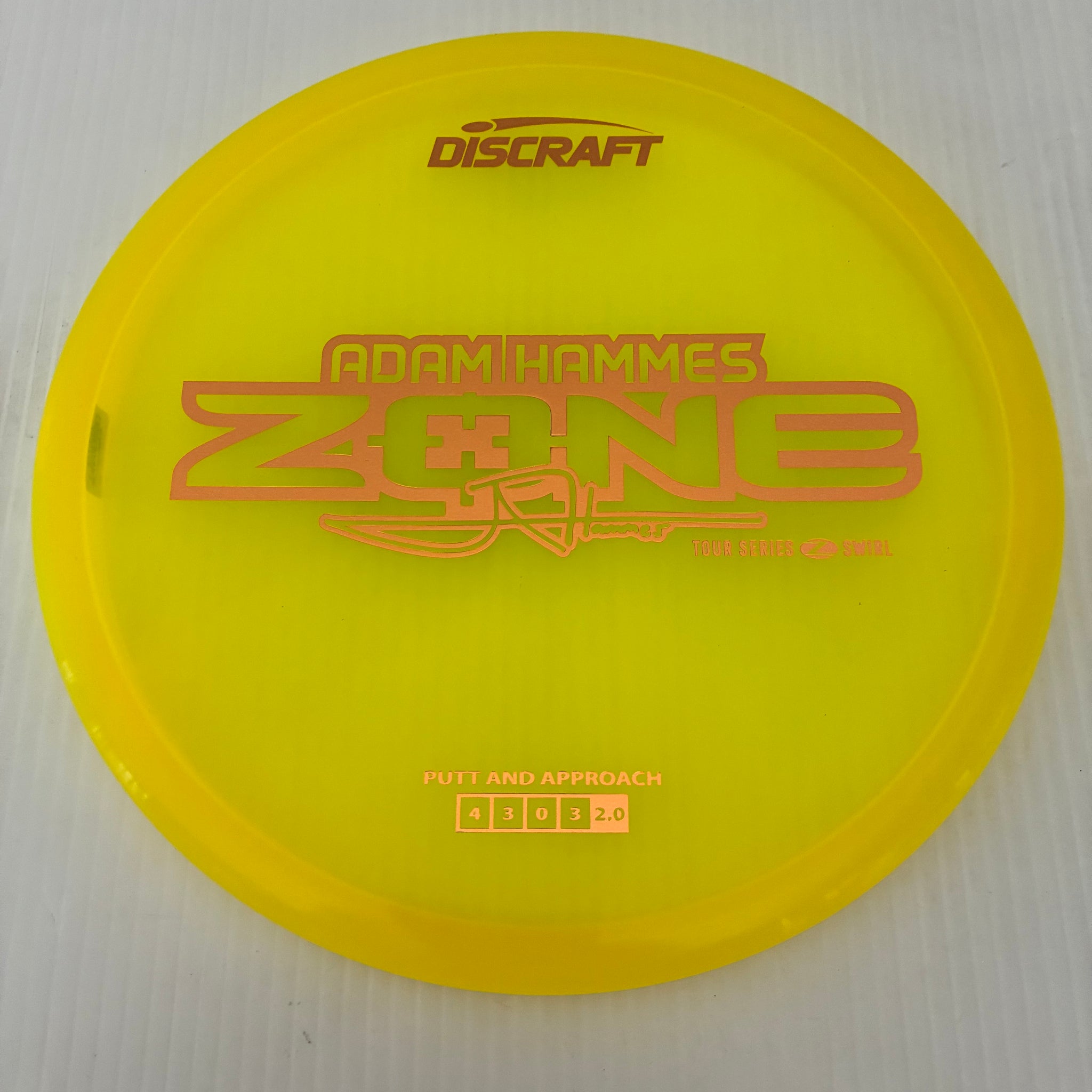 Discraft 2025 Adam Hammes Tour Series Z Swirl Blend Zone 4/3/0/3