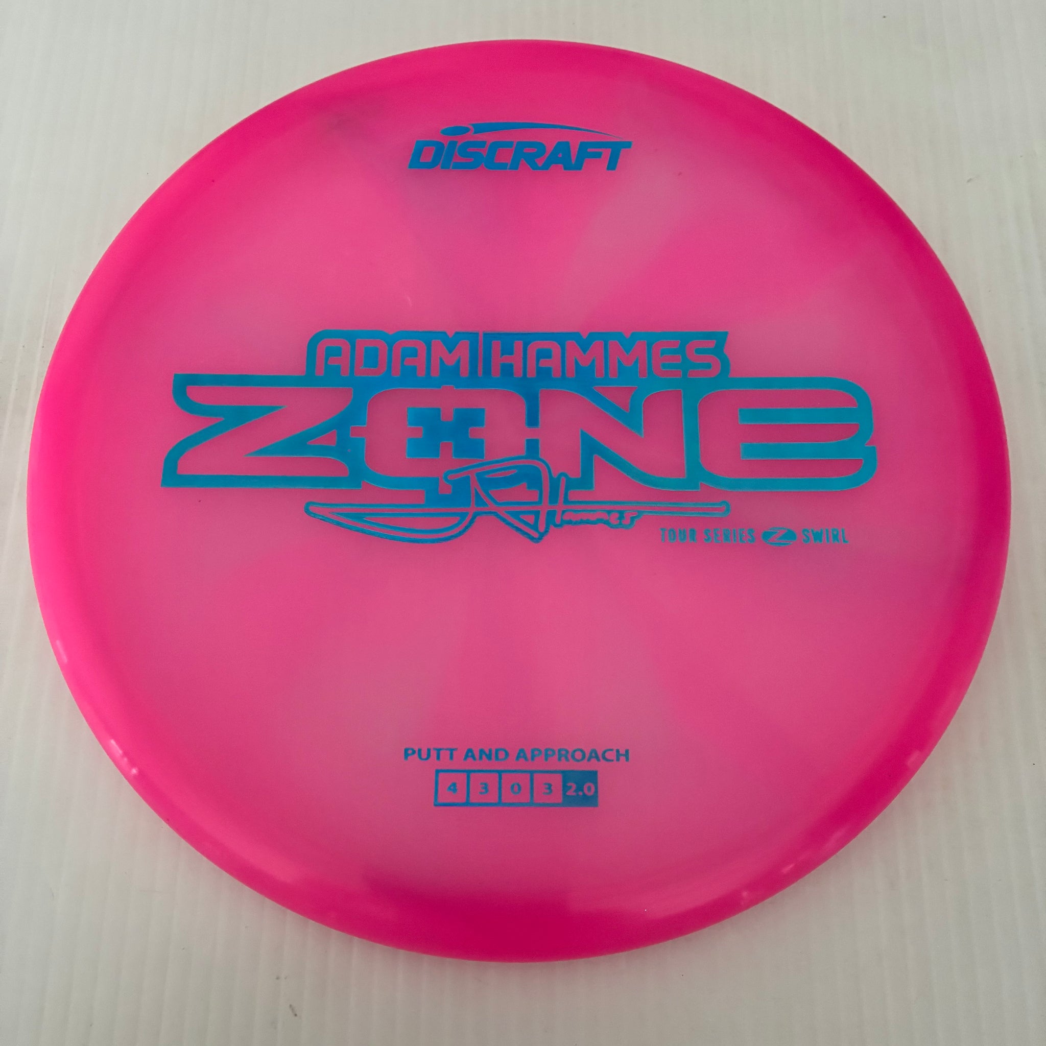 Discraft 2025 Adam Hammes Tour Series Z Swirl Blend Zone 4/3/0/3