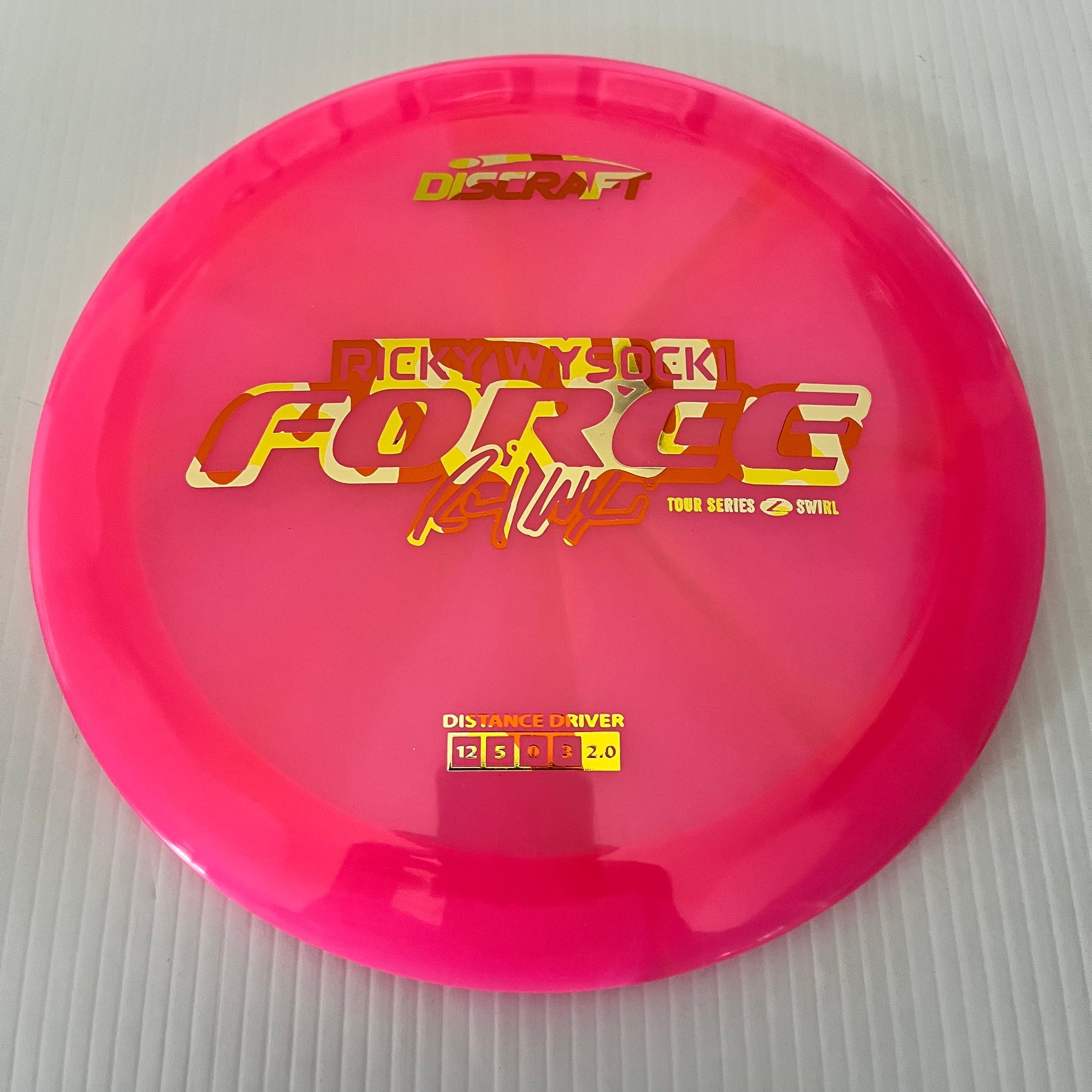 Discraft 2025 Ricky Wysocki Tour Series Z Swirl Blend Force 12/5/0/3