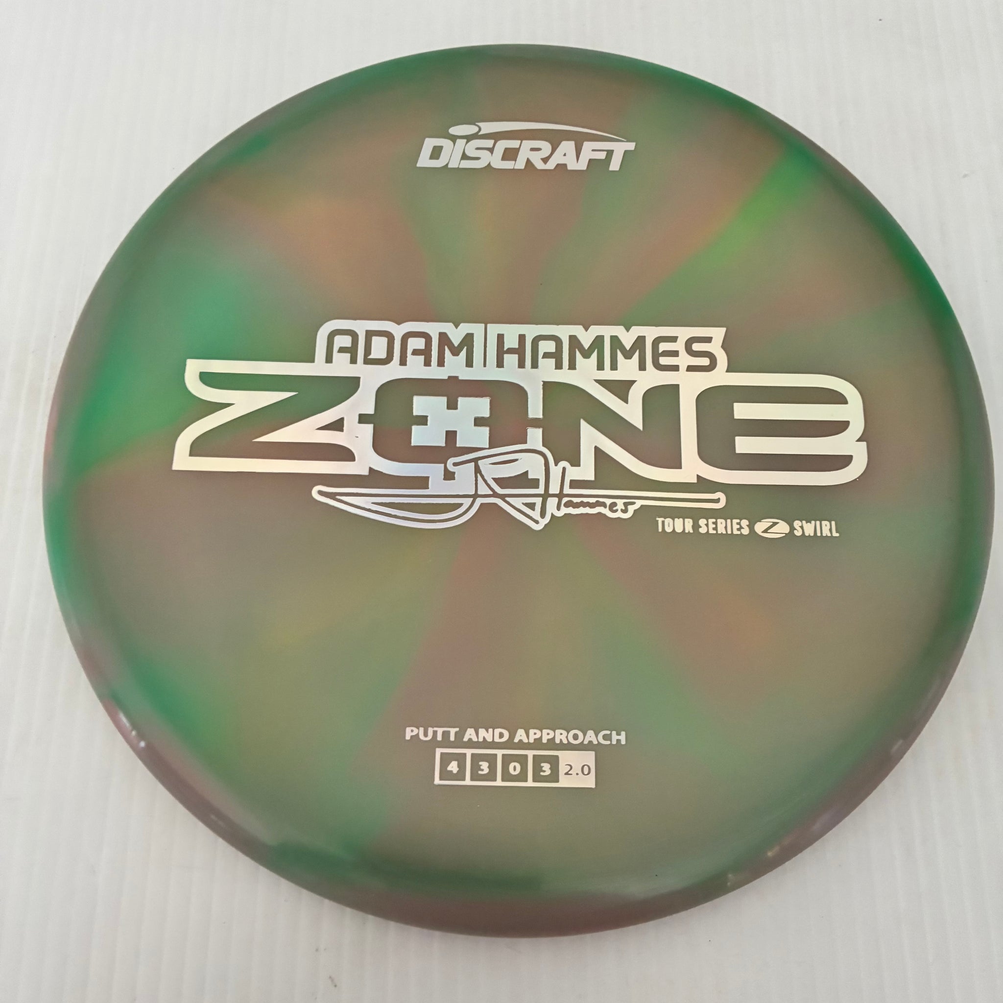 Discraft 2025 Adam Hammes Tour Series Z Swirl Blend Zone 4/3/0/3