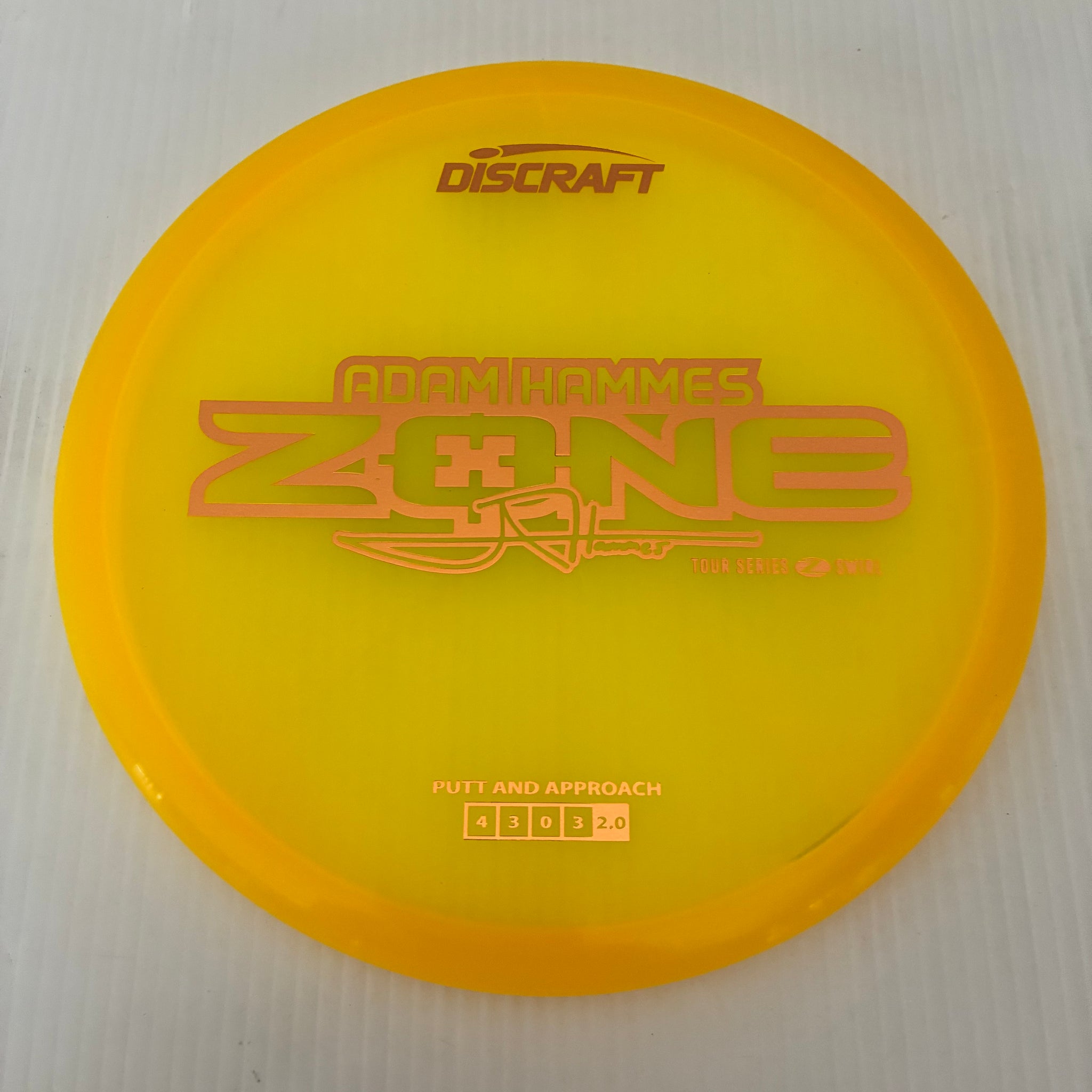 Discraft 2025 Adam Hammes Tour Series Z Swirl Blend Zone 4/3/0/3