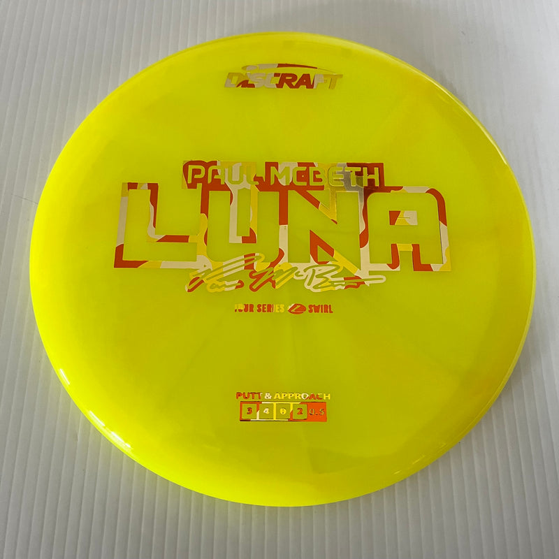 Discraft 2025 Paul McBeth Tour Series Z Swirl Blend Luna 3/3/0/3