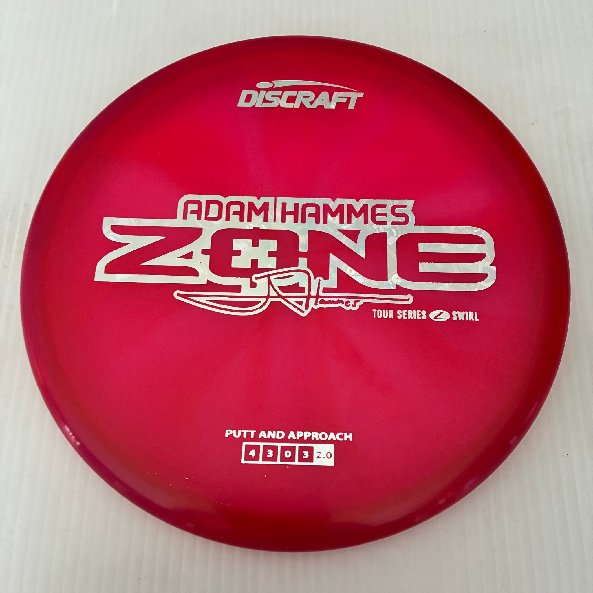 Discraft 2025 Adam Hammes Tour Series Z Swirl Blend Zone 4/3/0/3