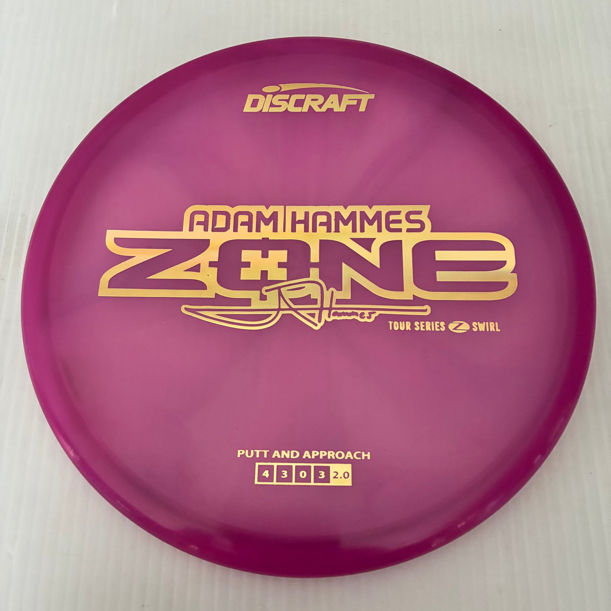 Discraft 2025 Adam Hammes Tour Series Z Swirl Blend Zone 4/3/0/3