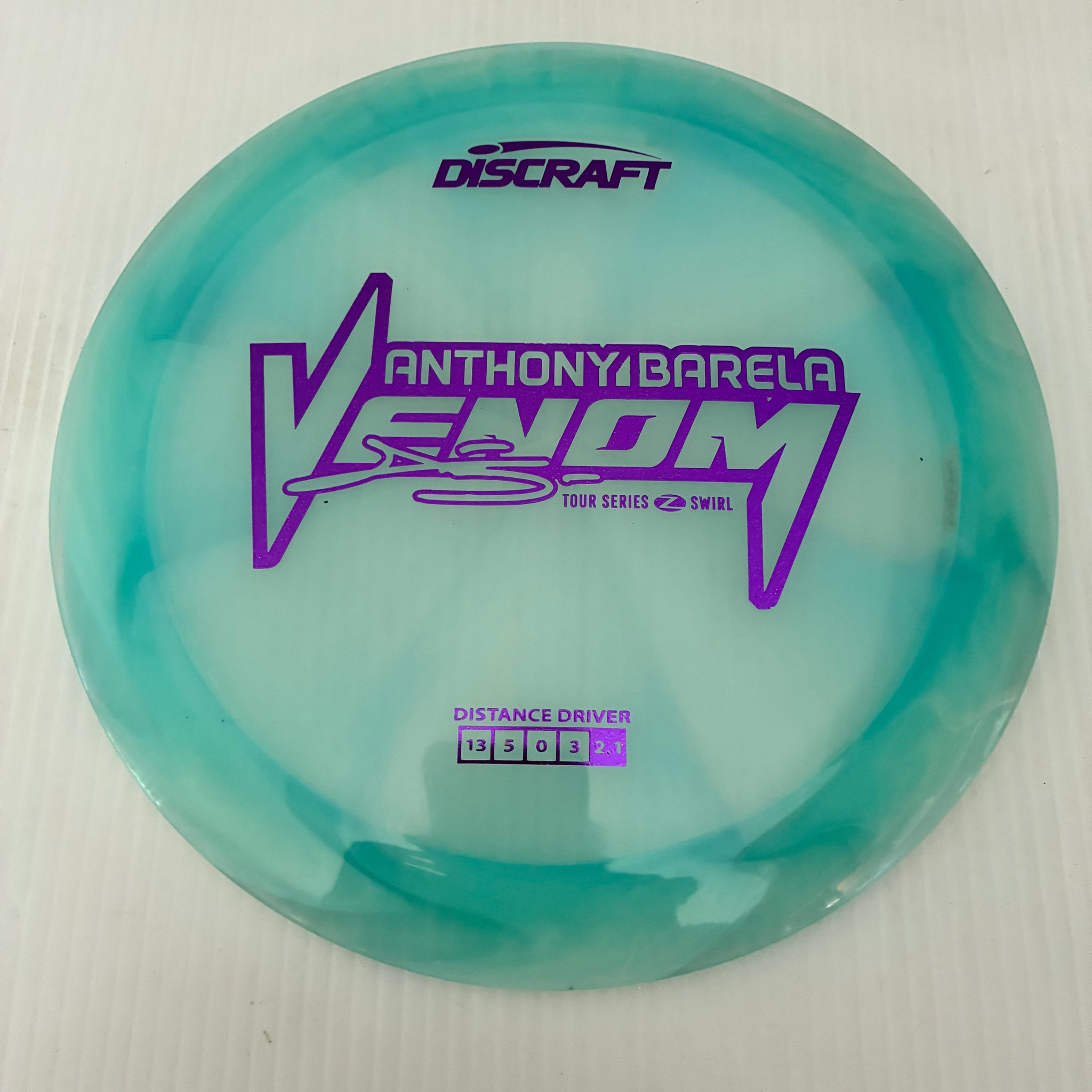 Discraft 2025 Anthony Barela Tour Series Z Swirl Blend Venom 13/5/0/3