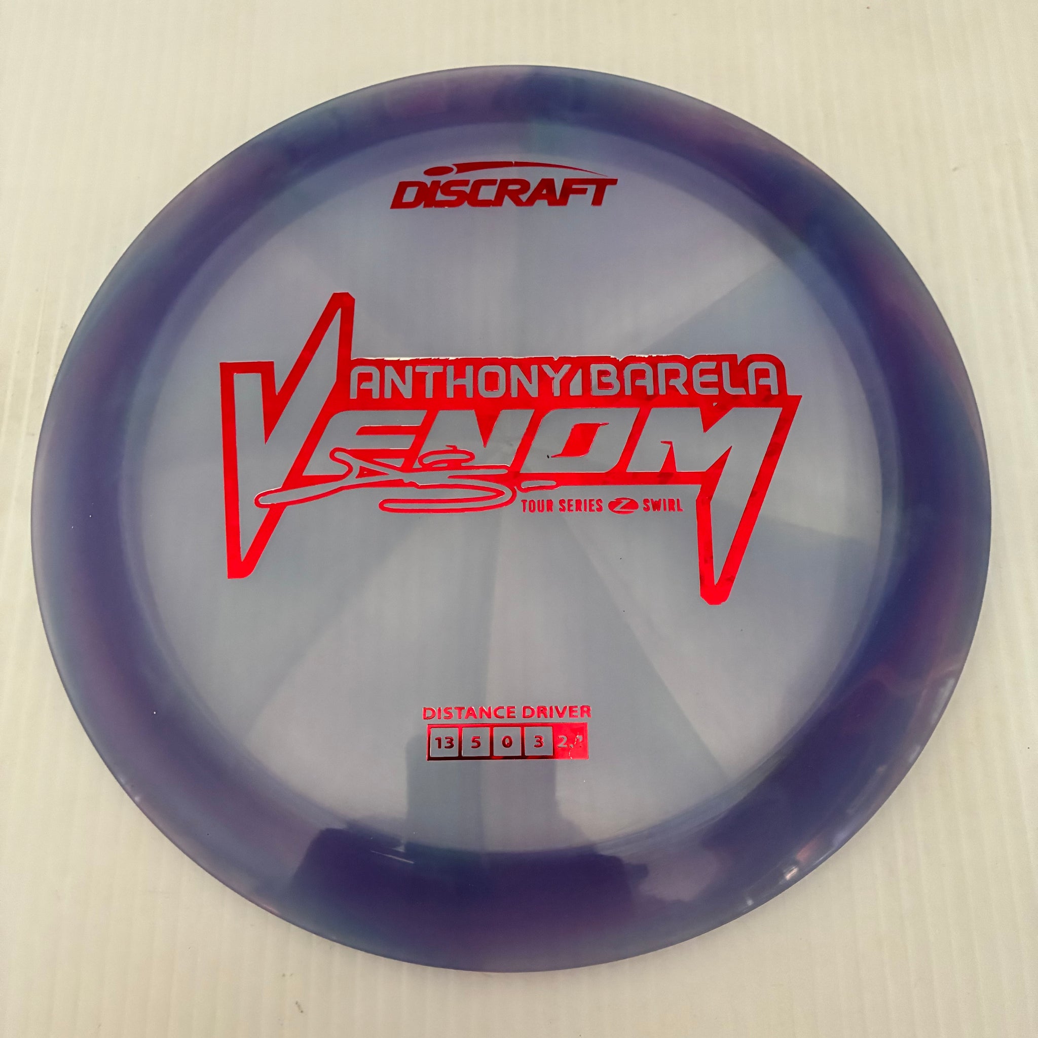 Discraft 2025 Anthony Barela Tour Series Z Swirl Blend Venom 13/5/0/3